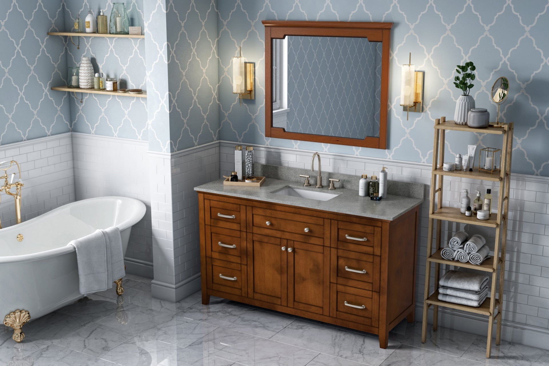 60" Chatham Vanity – Chocolate