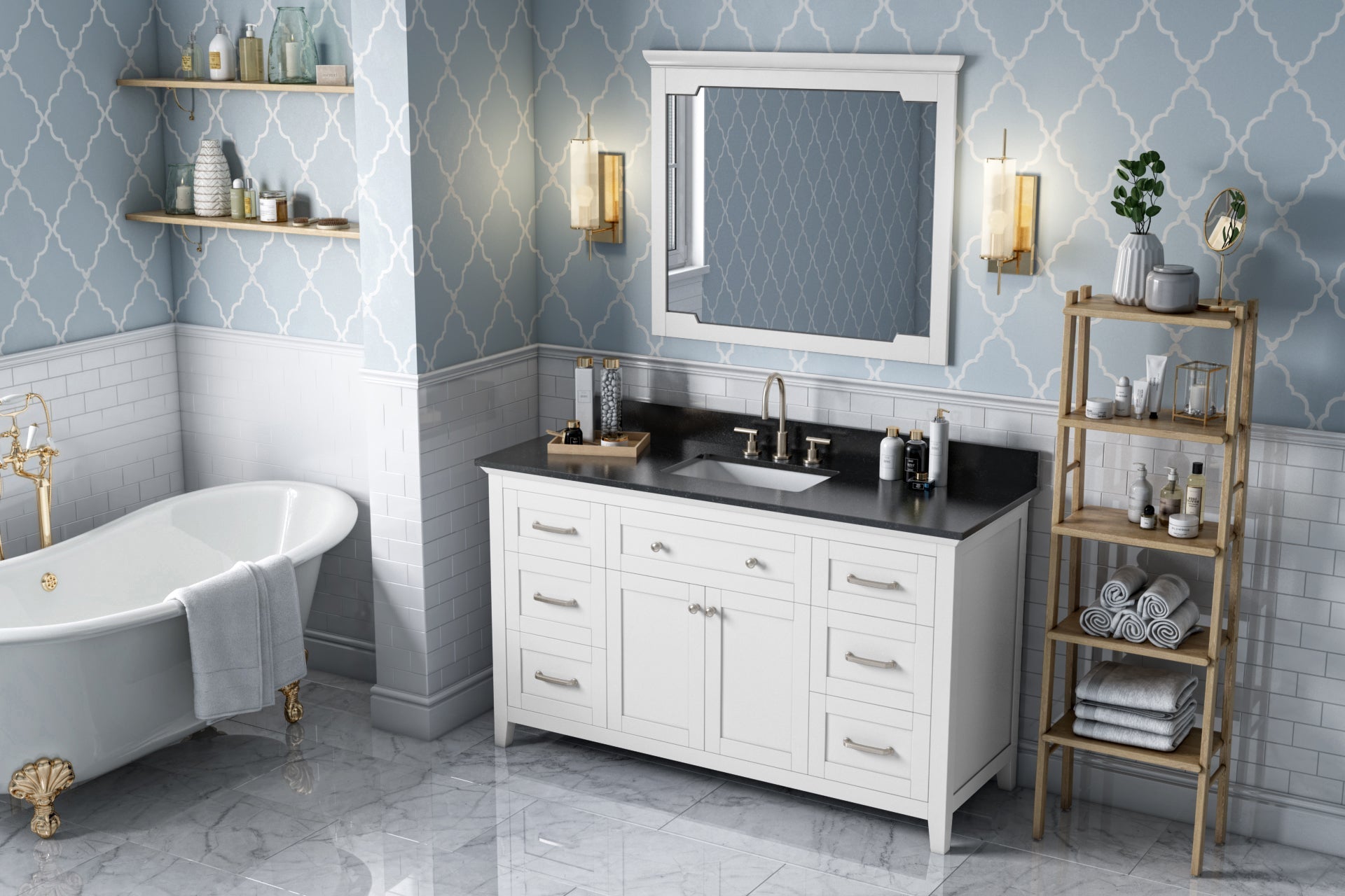 60" Chatham Vanity – White