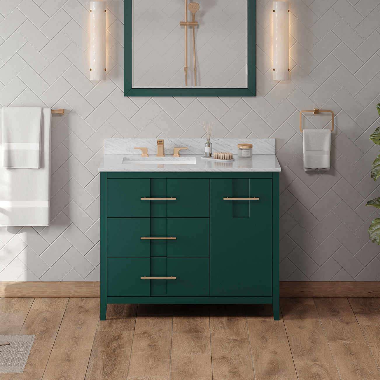 42" Katara Vanity – Left Offset