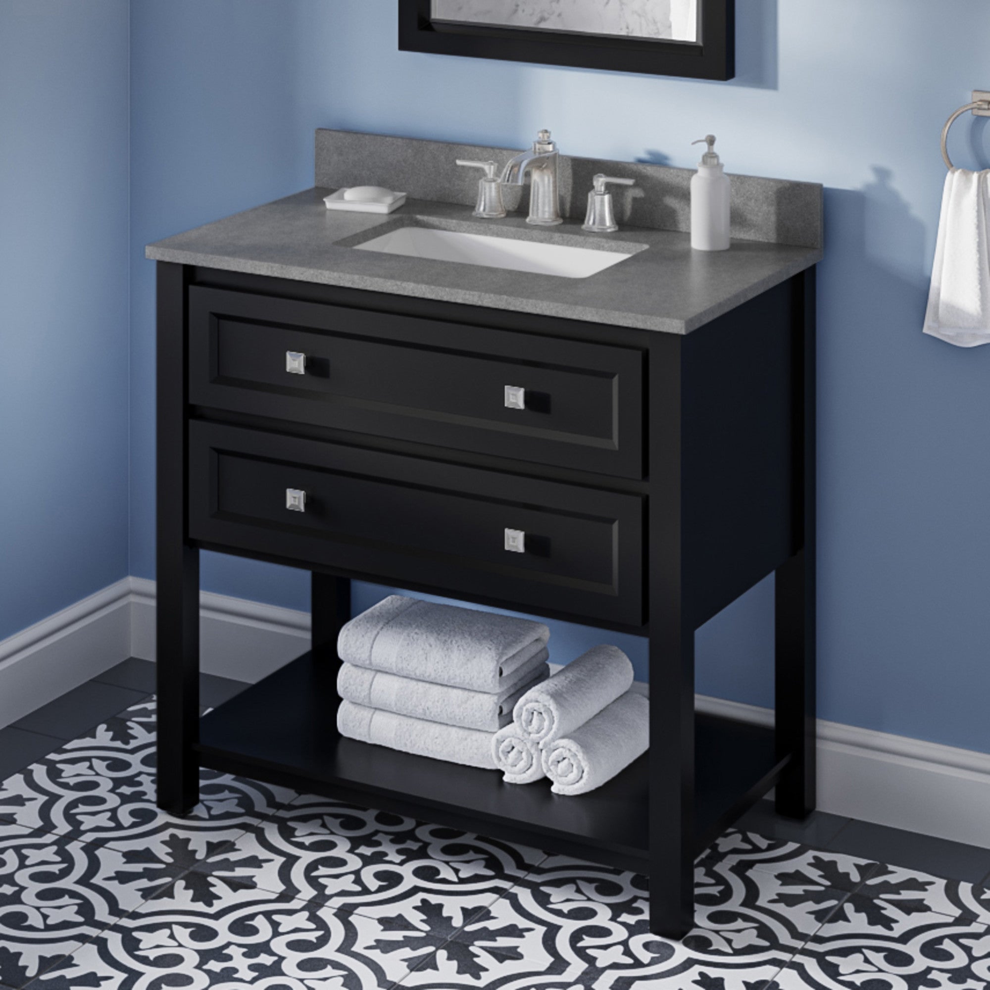 36" Adler Vanity – Black