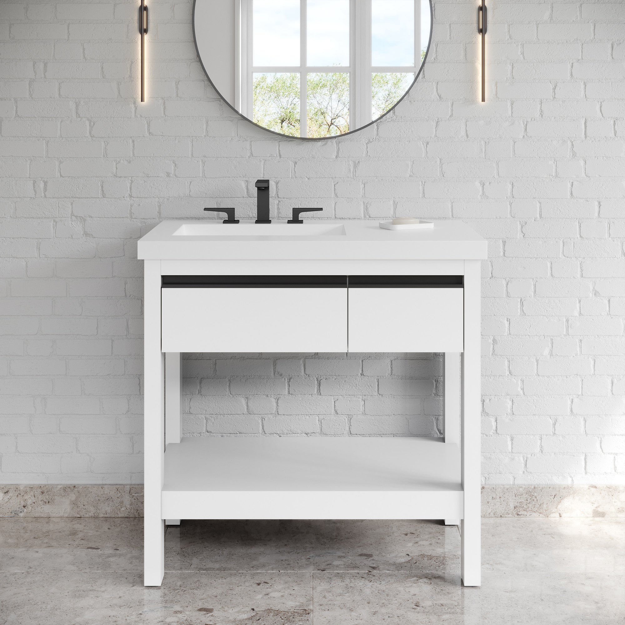 36" Jubilee Vanity – White