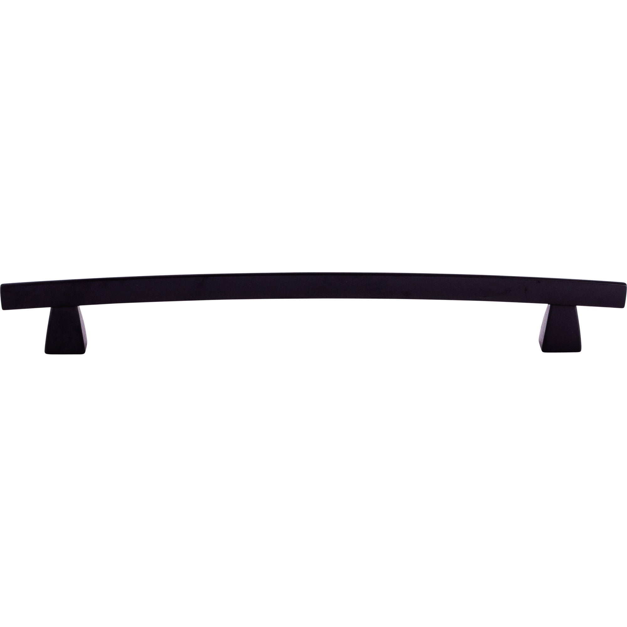 Arched 8" Center to Center Bar Pull - Flat Black
