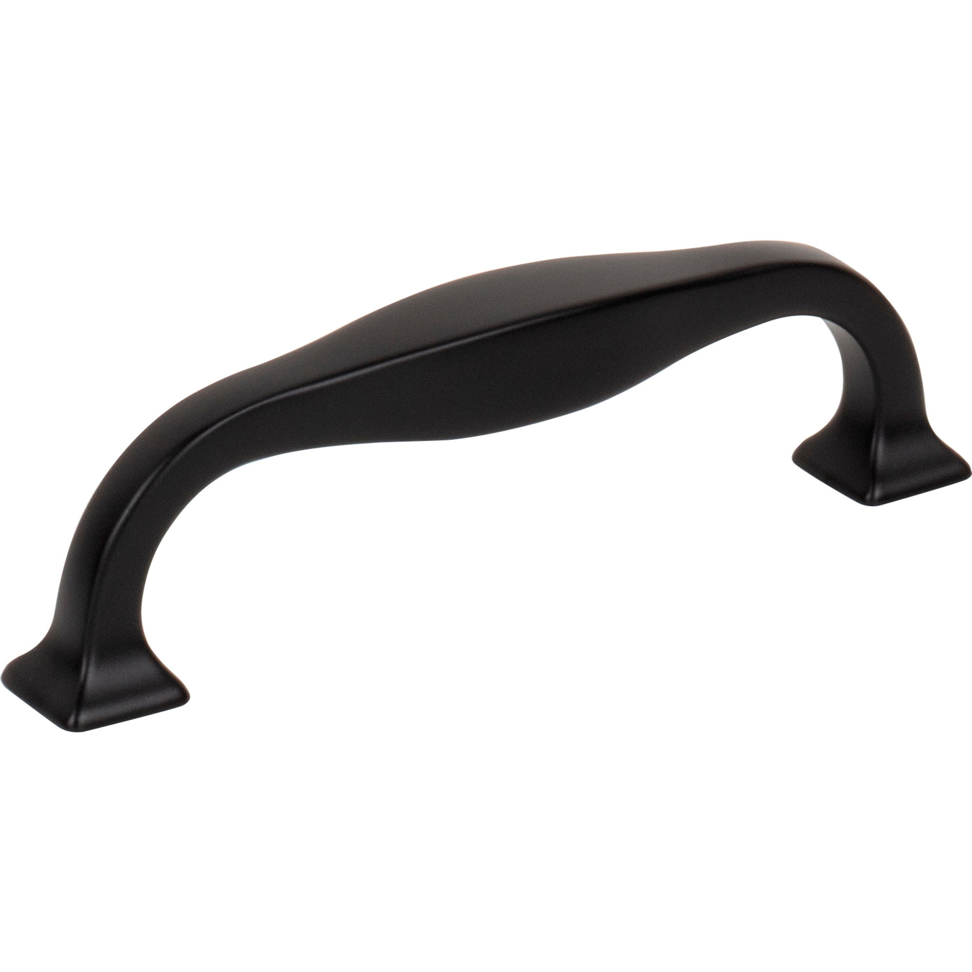 Contour 3 3/4" Center to Center Bar Pull - Flat Black