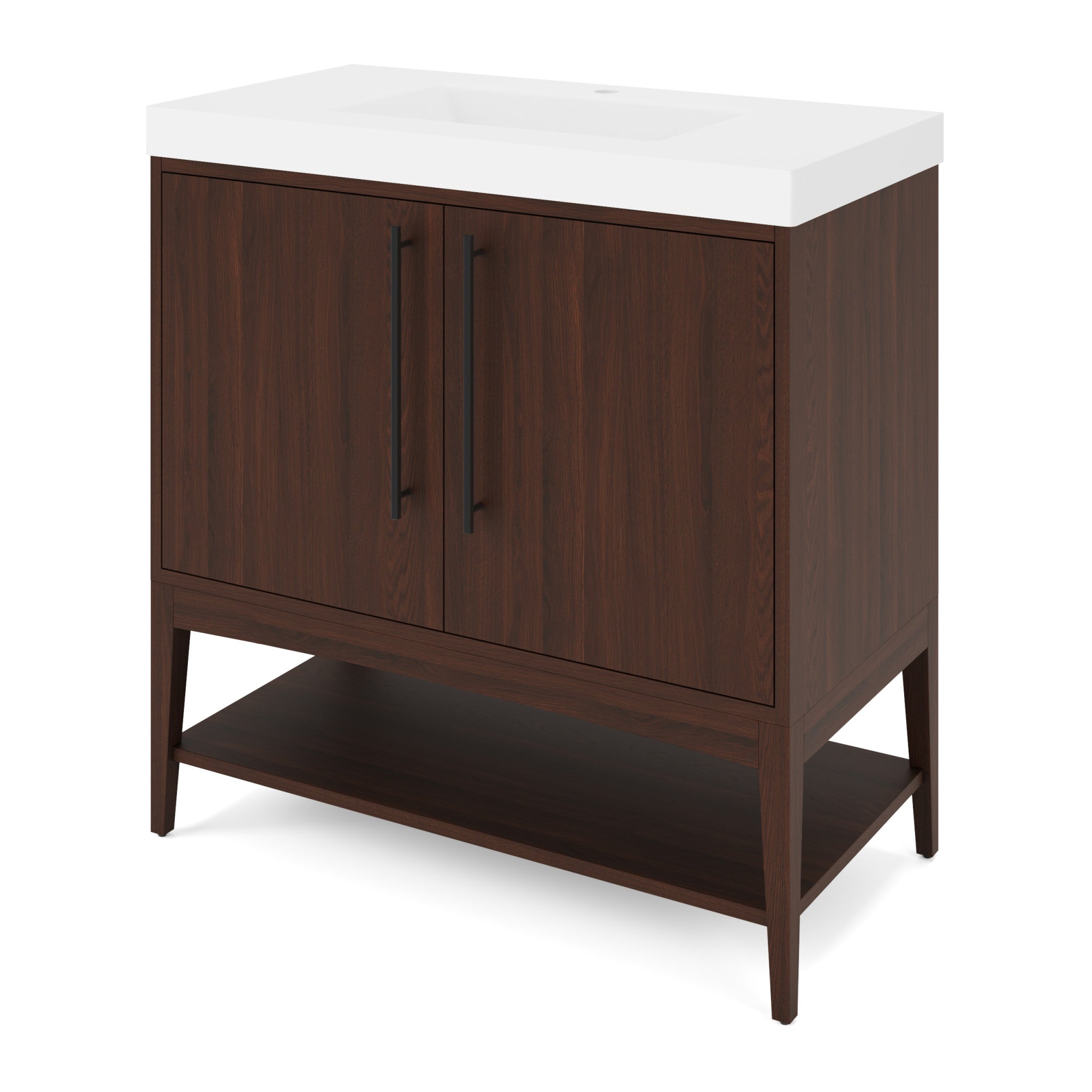 36" Tempest Vanity – Dark Walnut