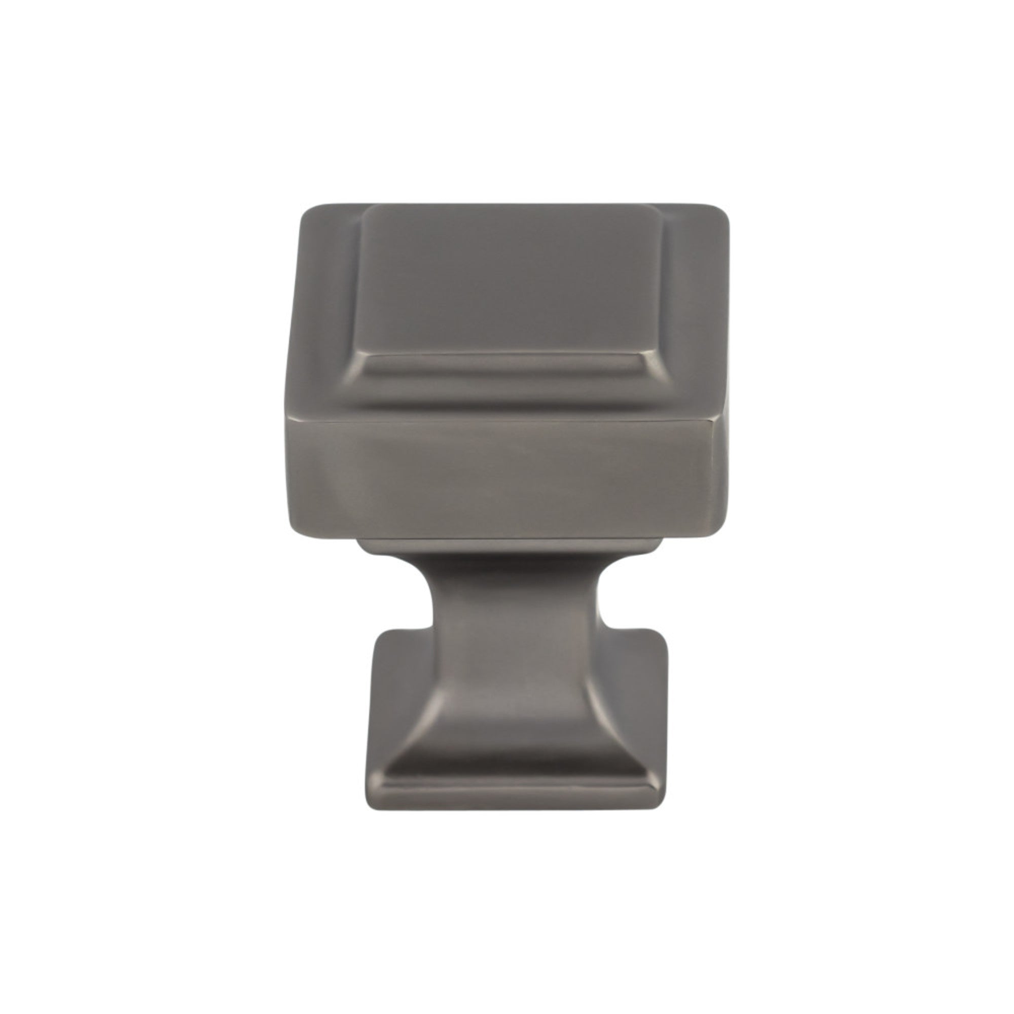 Ascendra 1" Length Square Knob - Ash Gray