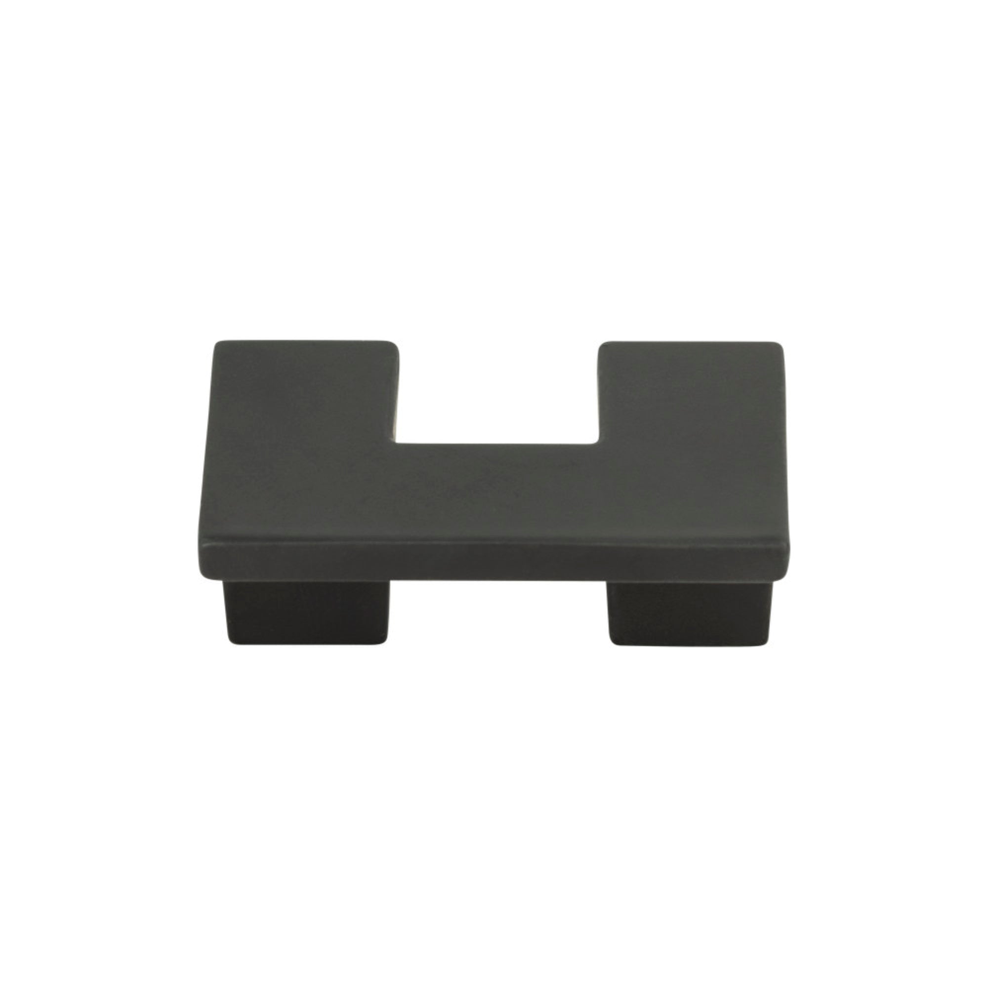 U Turn Square Knob - Modern Bronze