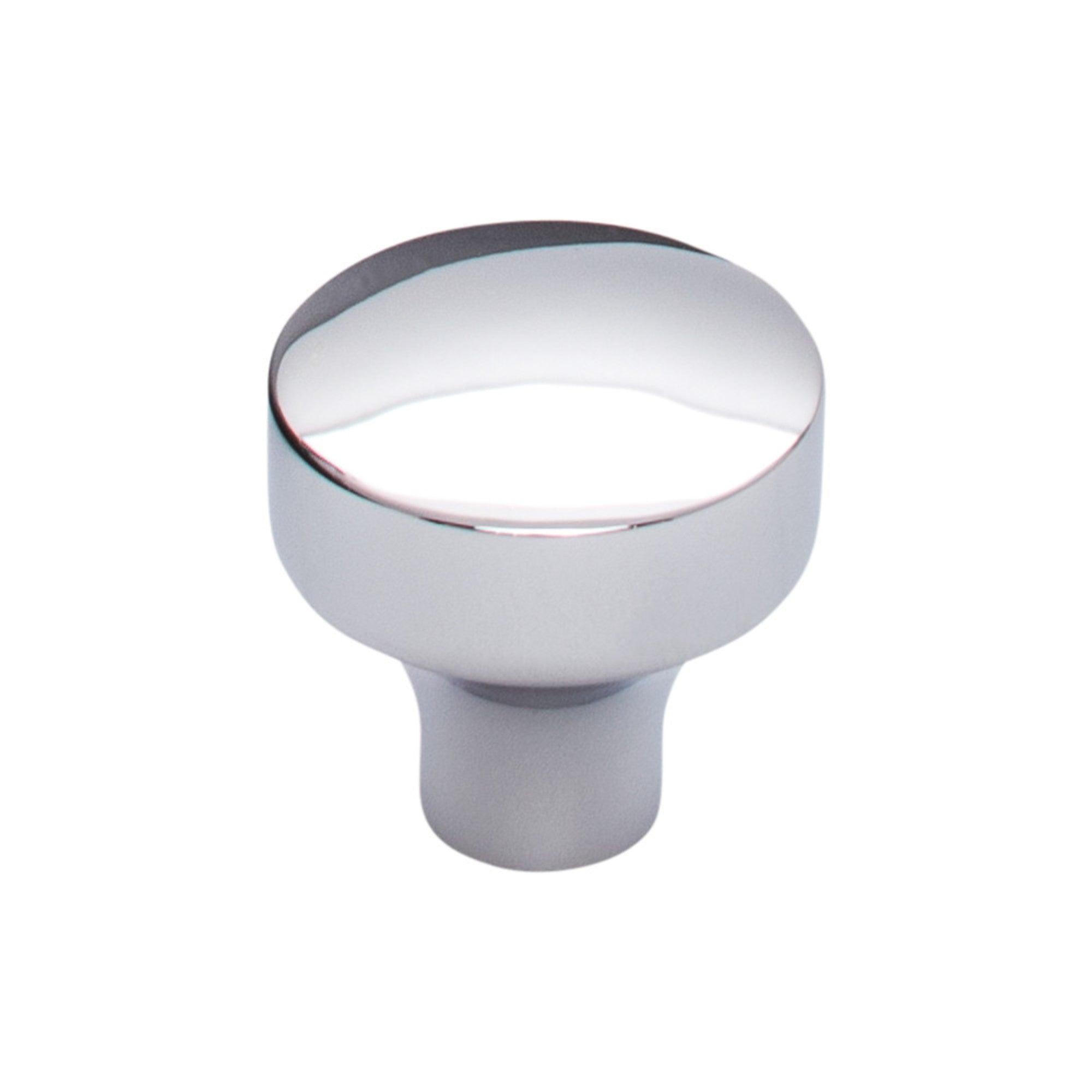 Kinney 1 1/8" Diameter Round Knob - Polished Chrome