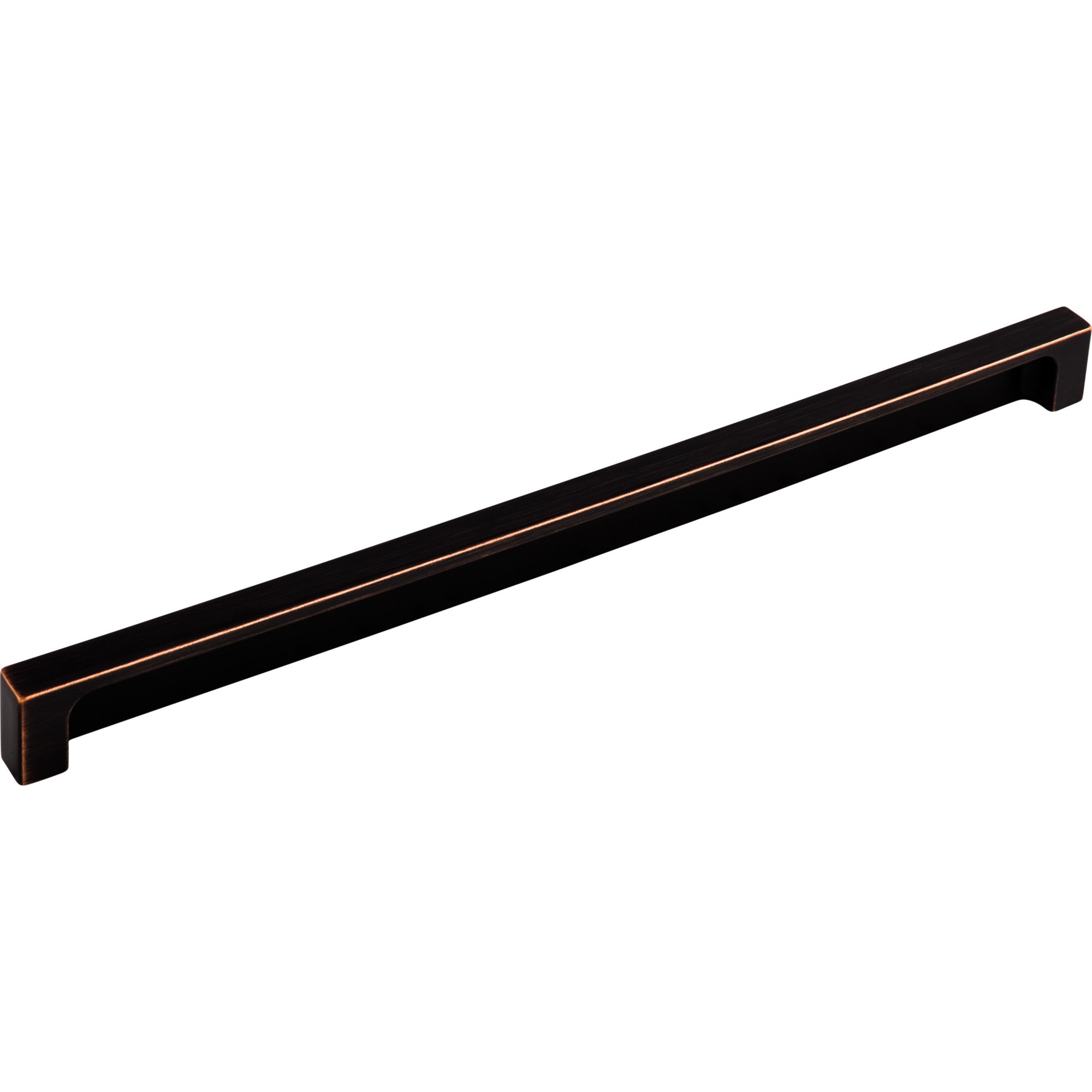 Modern Metro 12" Center to Center Finger Pull - Tuscan Bronze