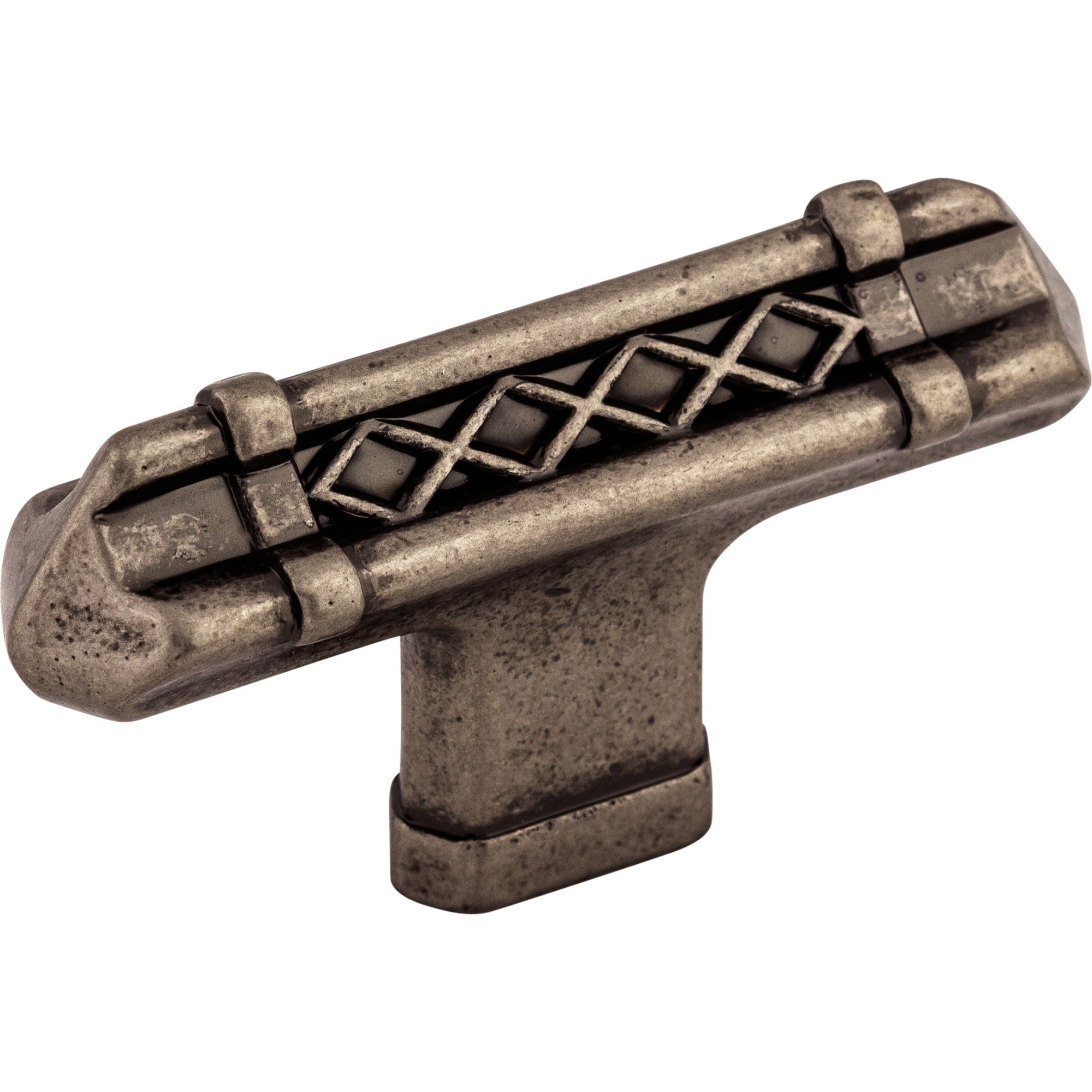 Tower Bridge 2 5/8" Length Bar Knob - Pewter Antique