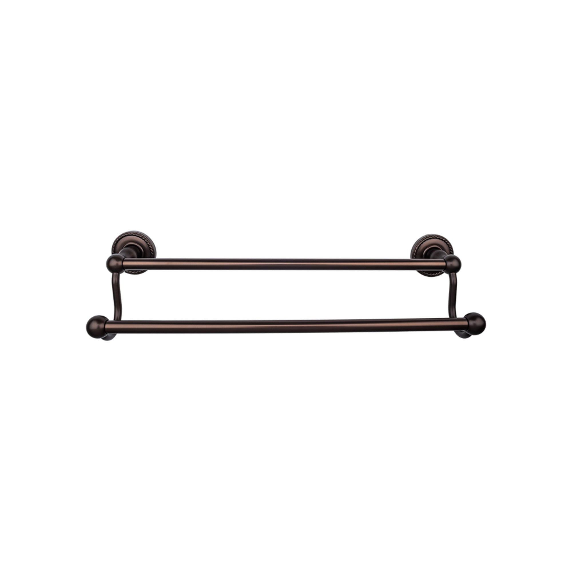 TOP BATH (R) Edwardian Bath Double 26 1/2" Wall Mounted Towel Bar - Oil Rubbed Bronze