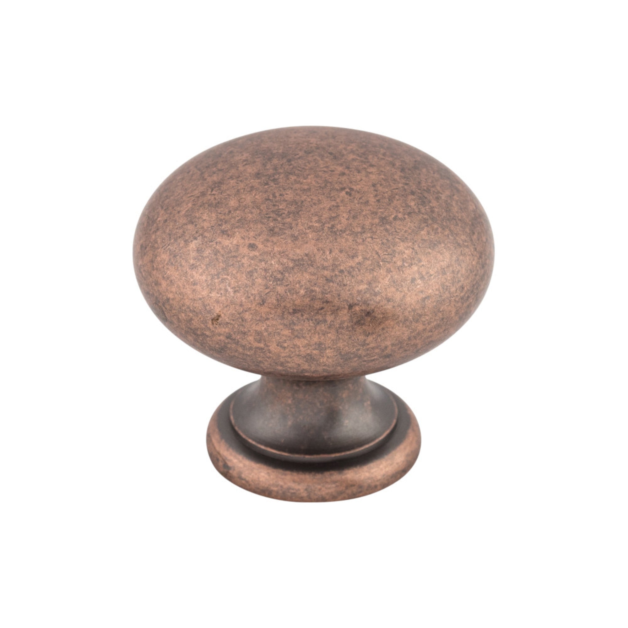 Mushroom Round Knob - Antique Copper