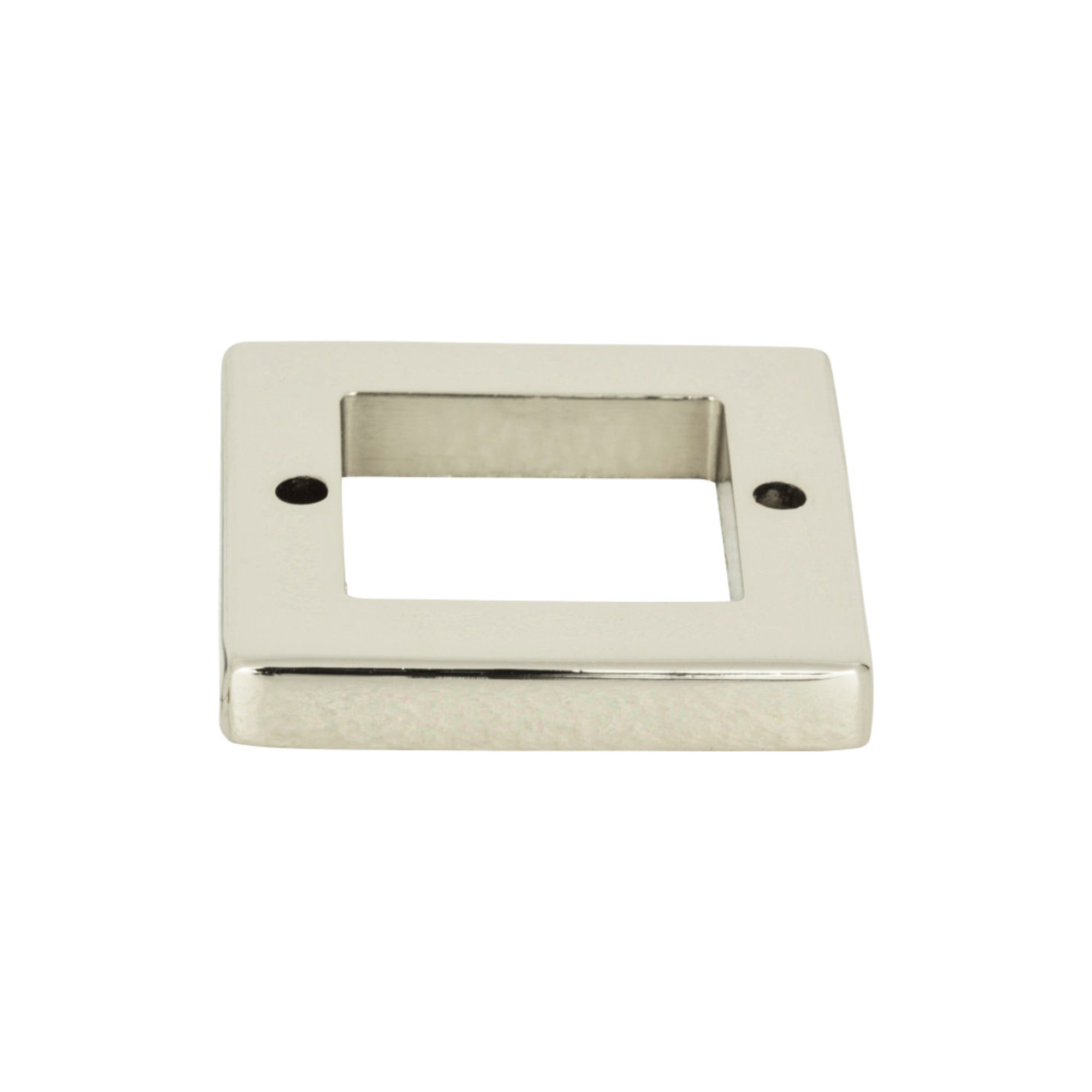 Tableau Square 1 7/16" Center to Center Pull Backplate - Polished Nickel