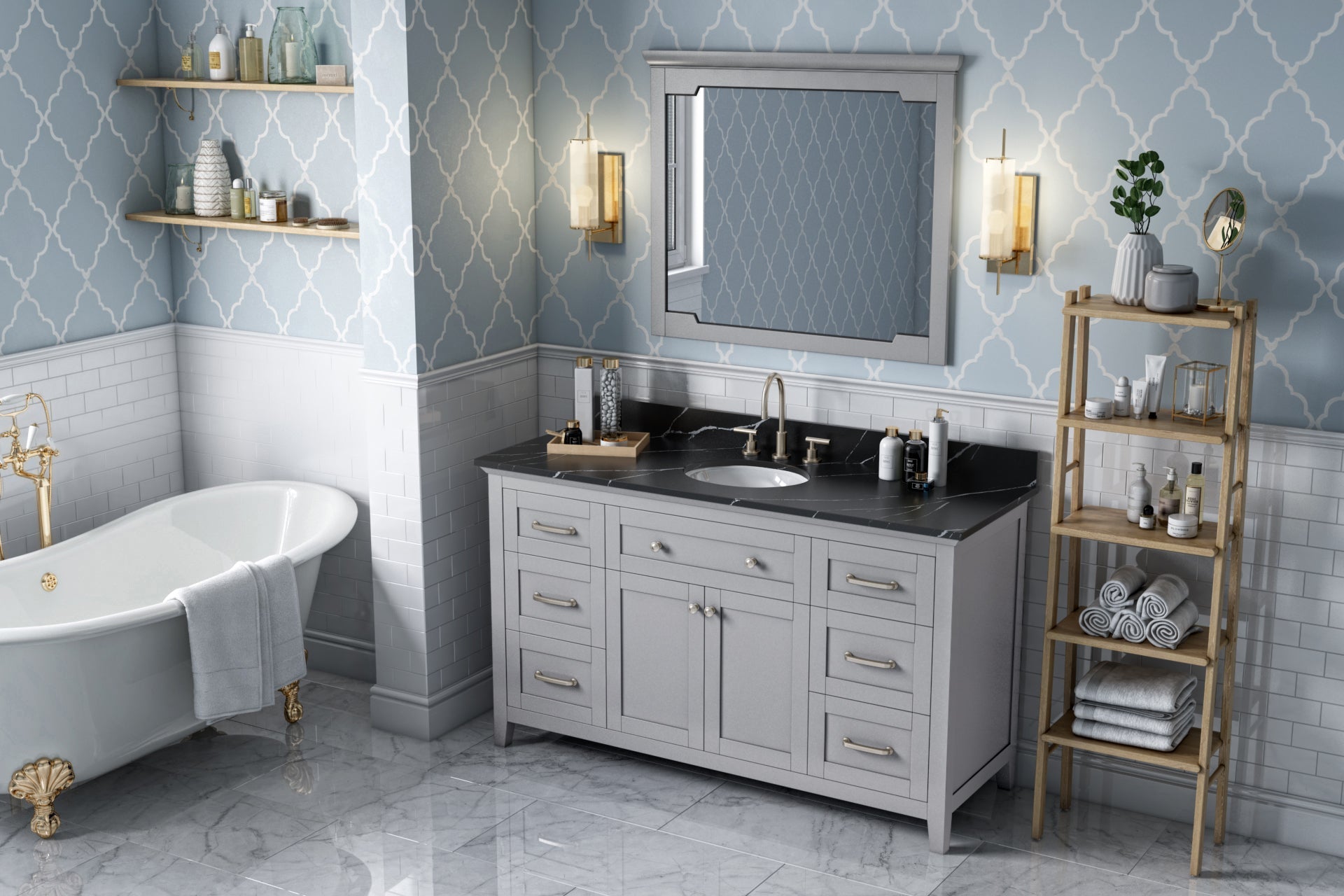 60" Chatham Vanity – Grey