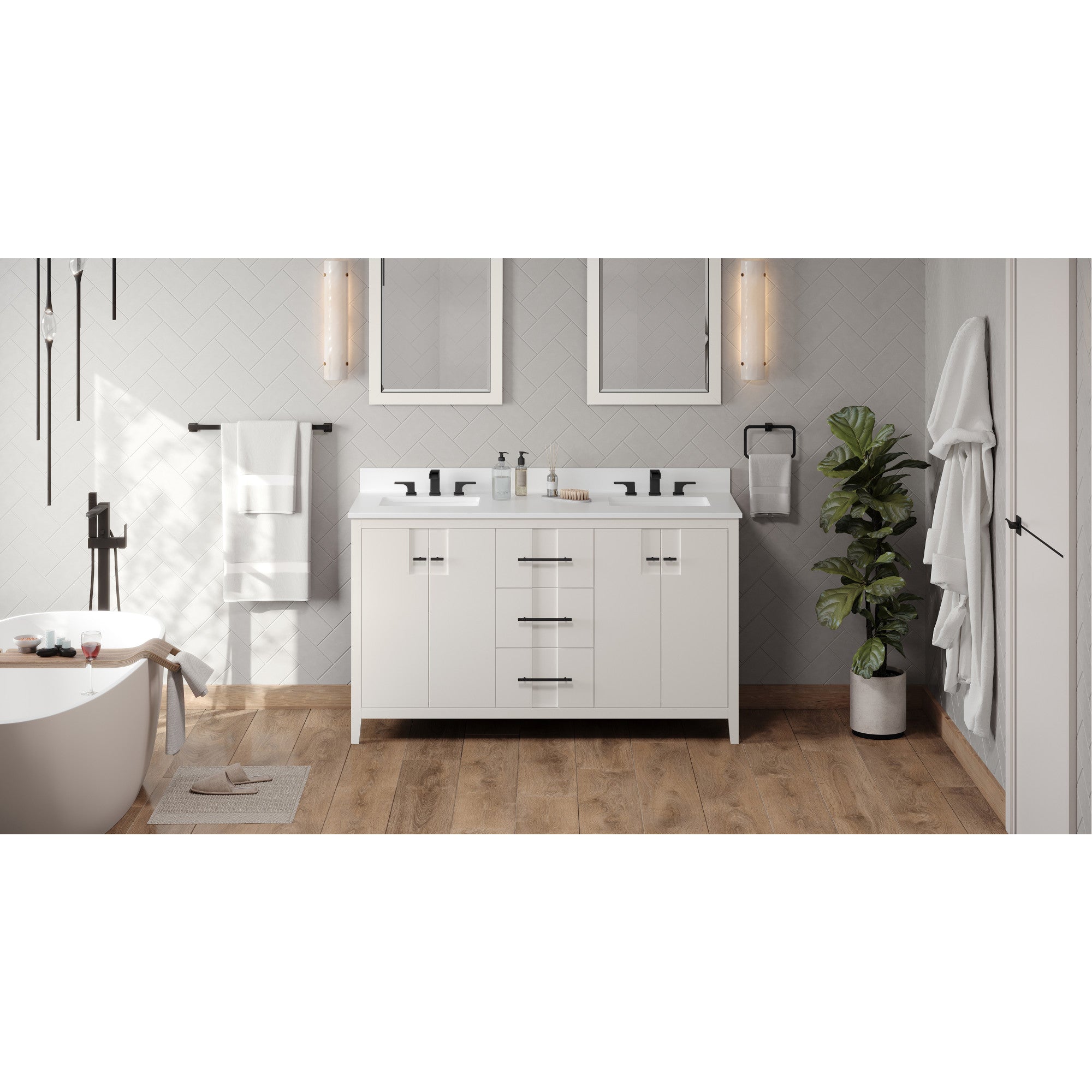 60" Katara Vanity – Double Bowl