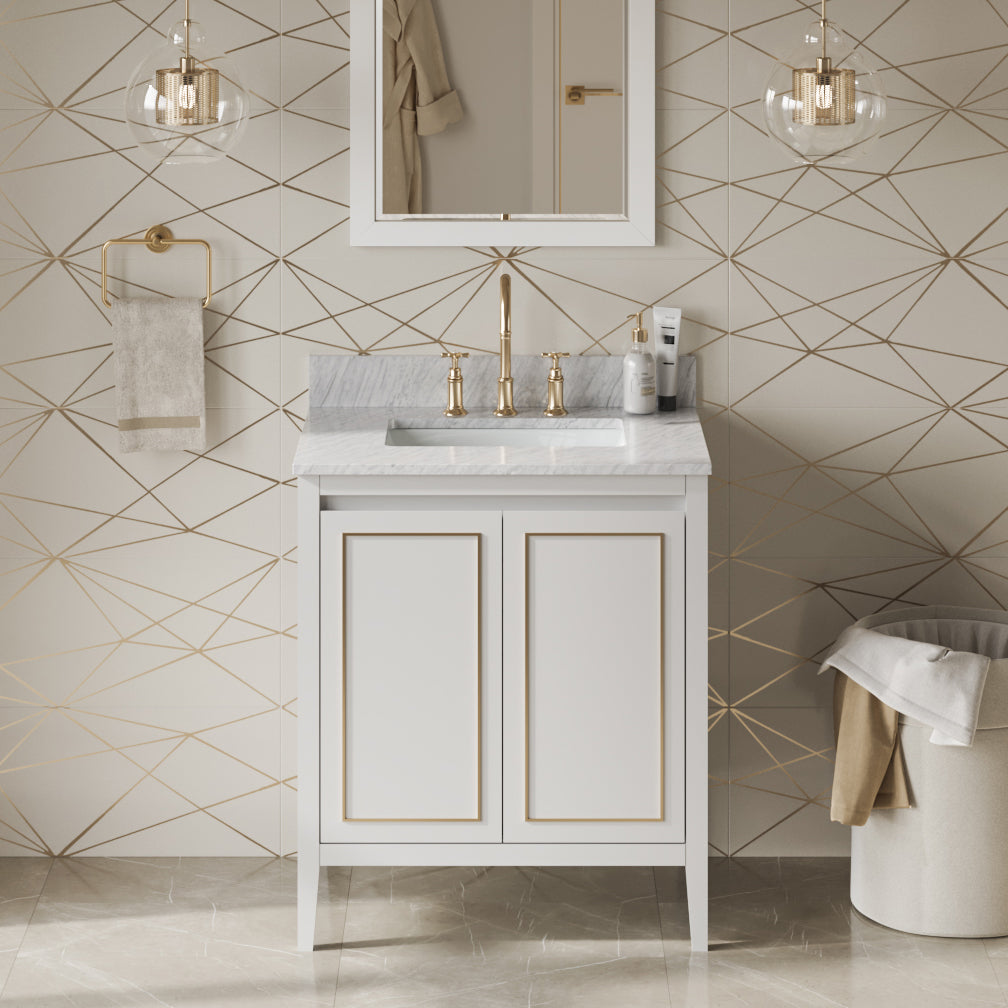 30" Percival Vanity – White