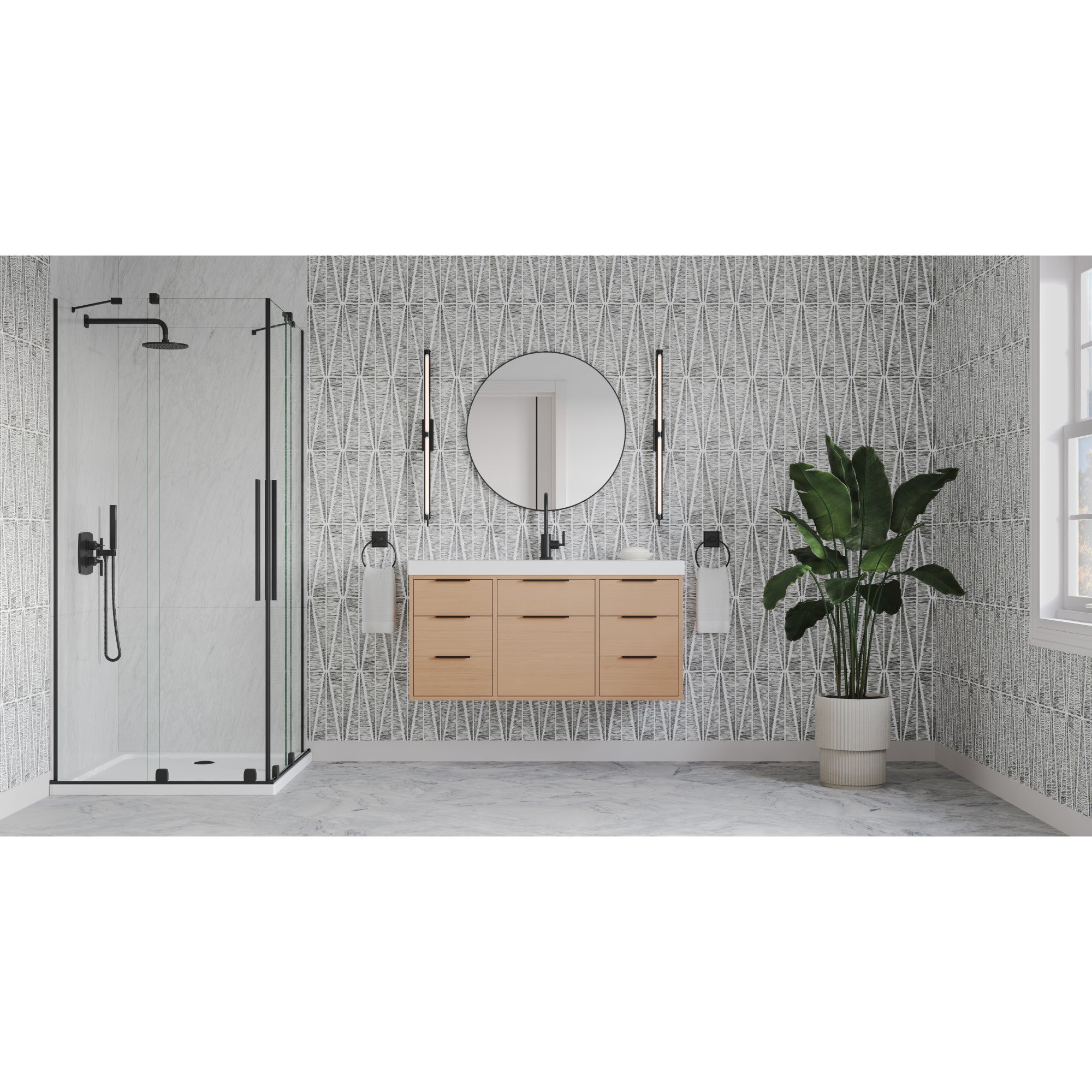 48" Gardner Vanity – Natural Oak
