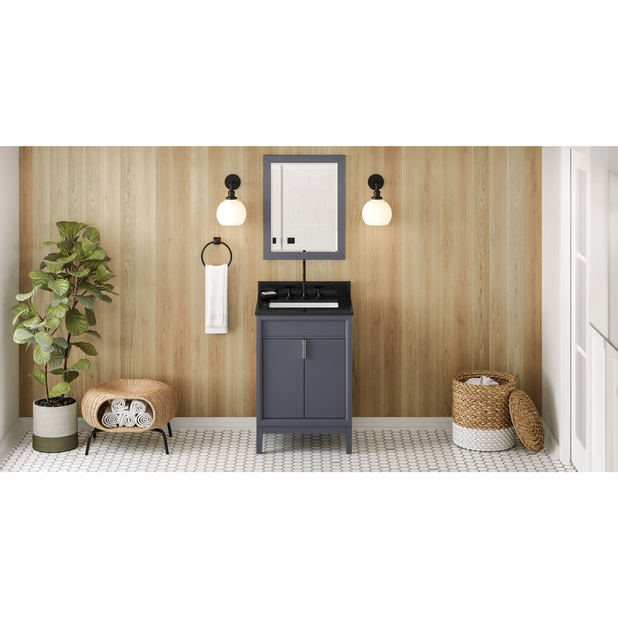 24" Theodora Vanity – Blue Steel