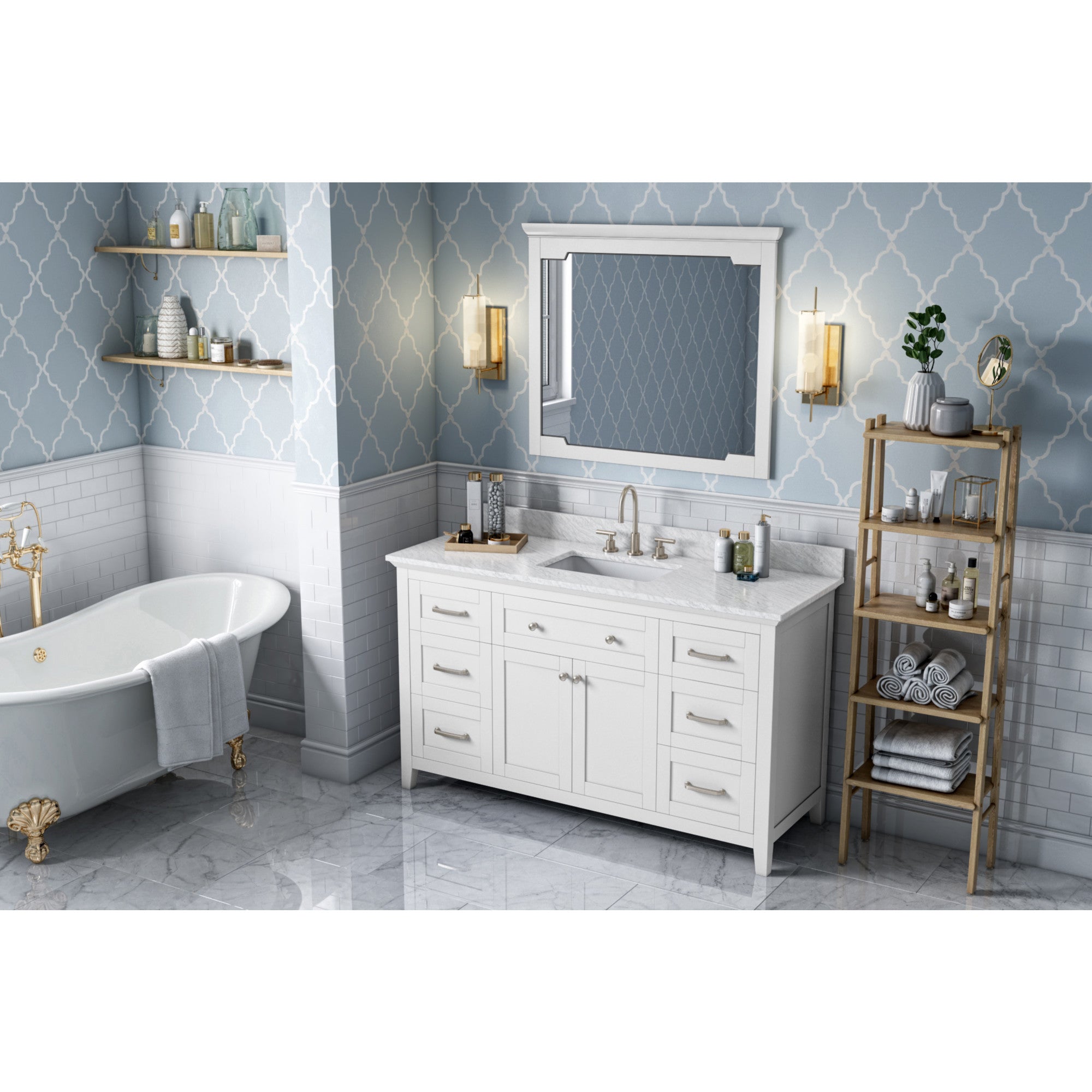60" Chatham Vanity – White