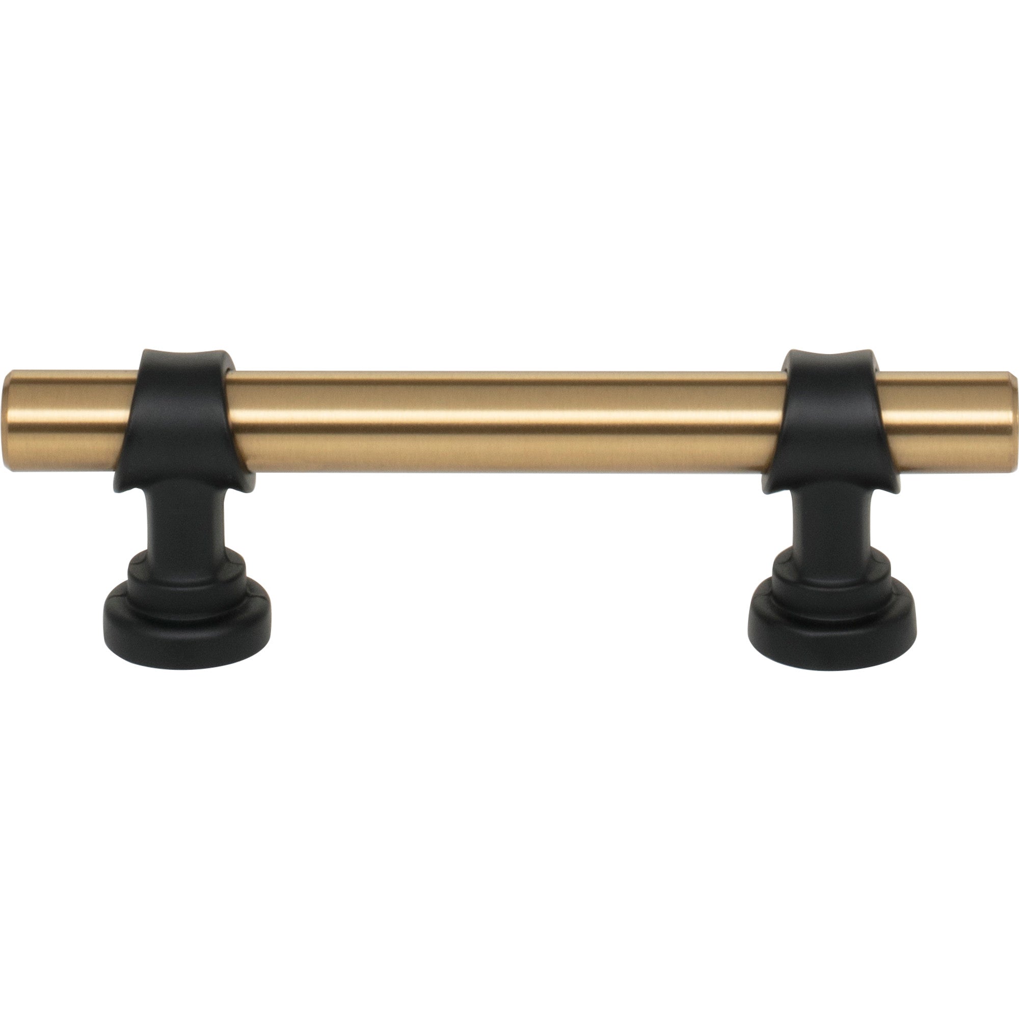 Bit Bar Pull - Honey Bronze and Flat Black