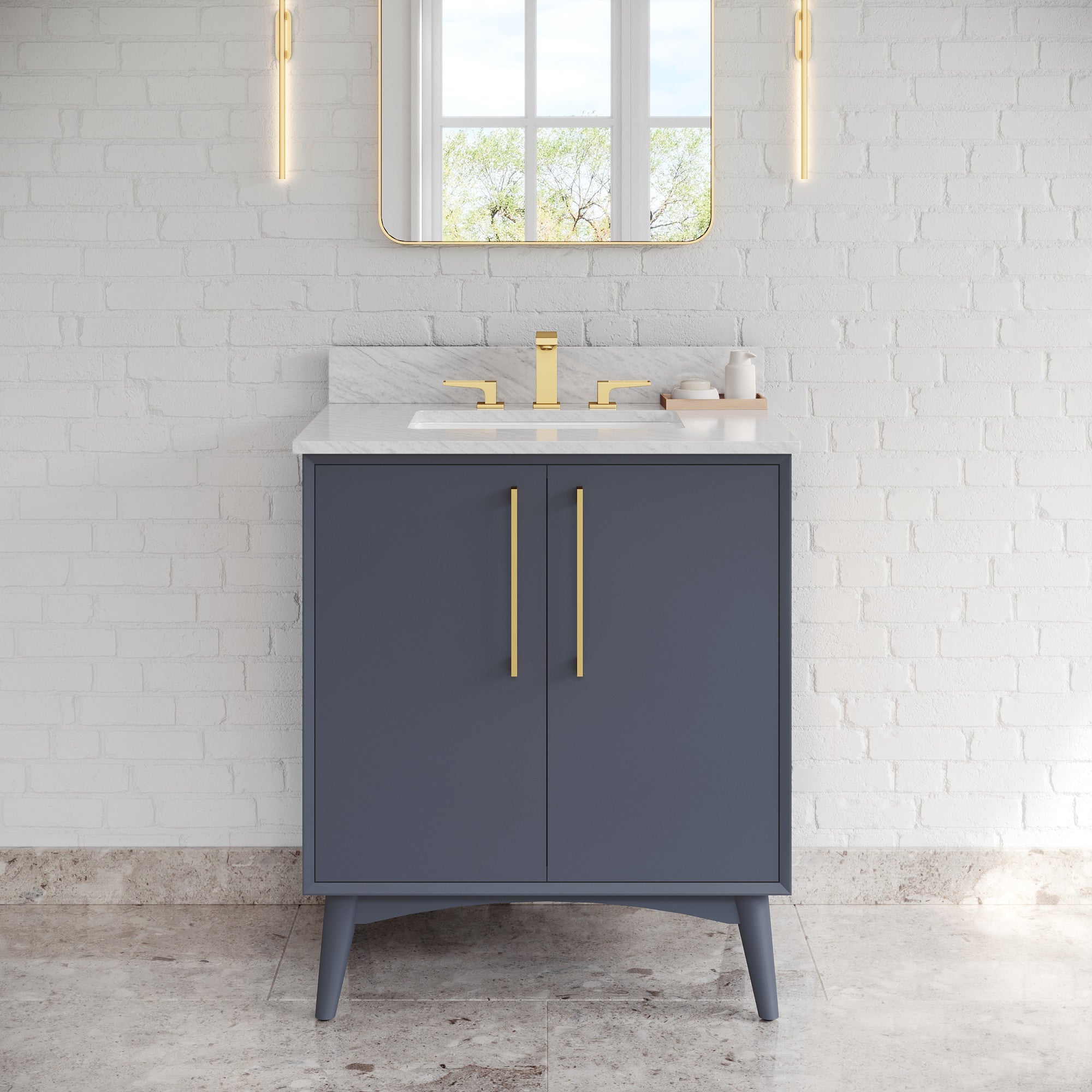 30" Dashwood Vanity – Blue Steel