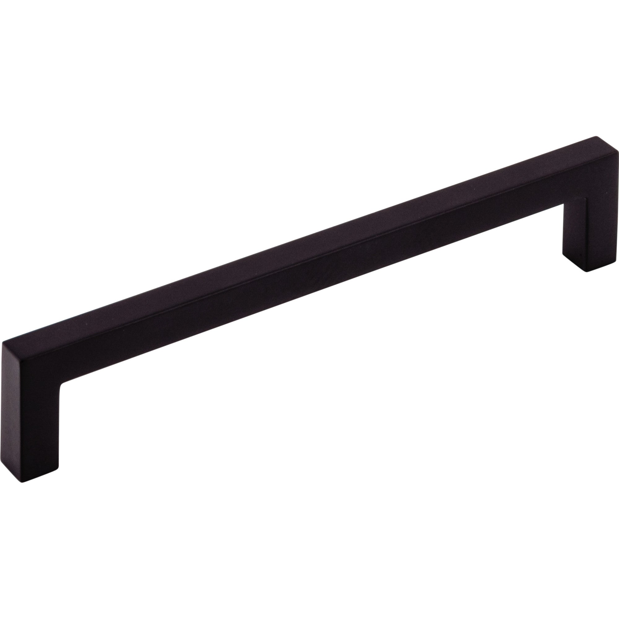 Square Bar 6 5/16" Center to Center Bar Pull - Flat Black