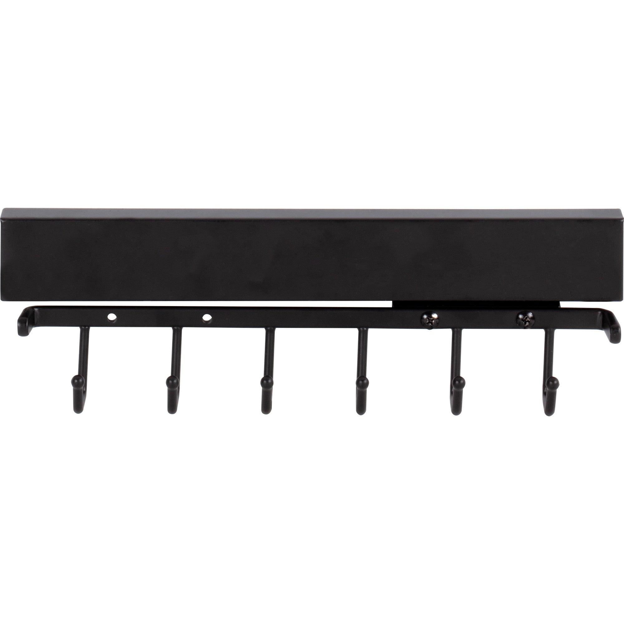 Matte Black 12" Belt Rack
