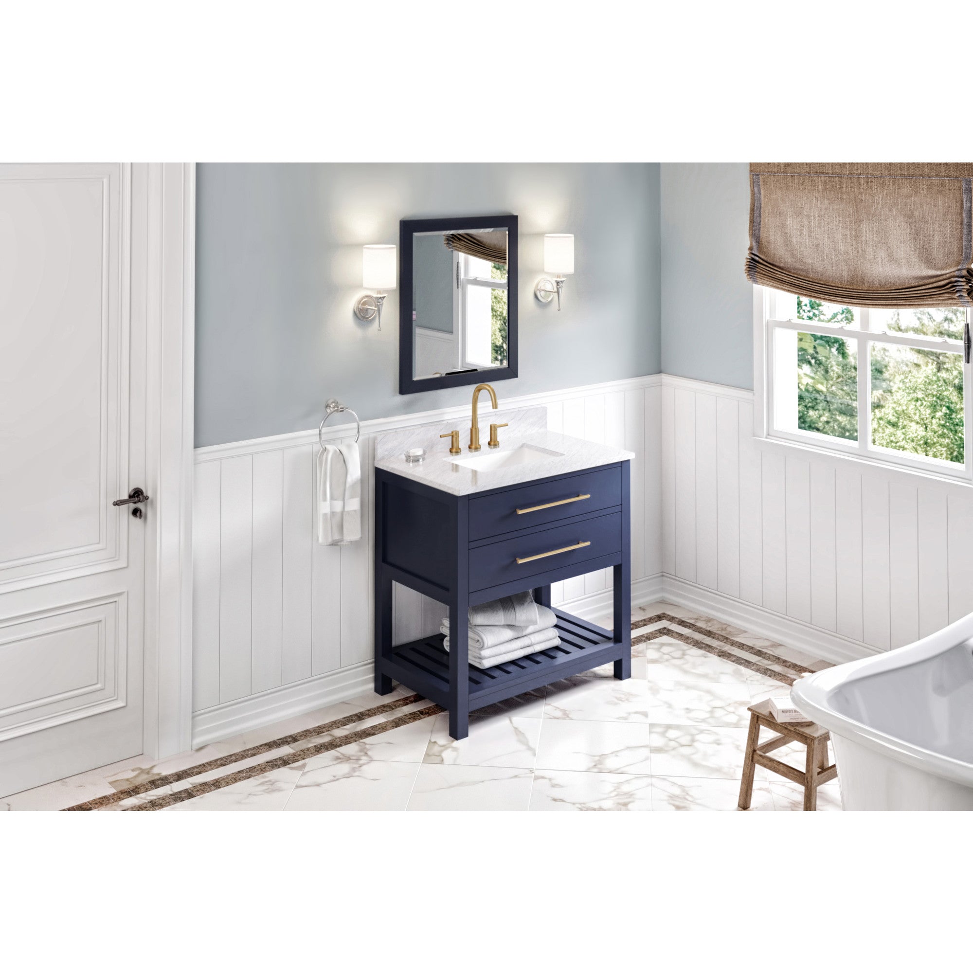 36" Wavecrest Vanity – Hale Blue