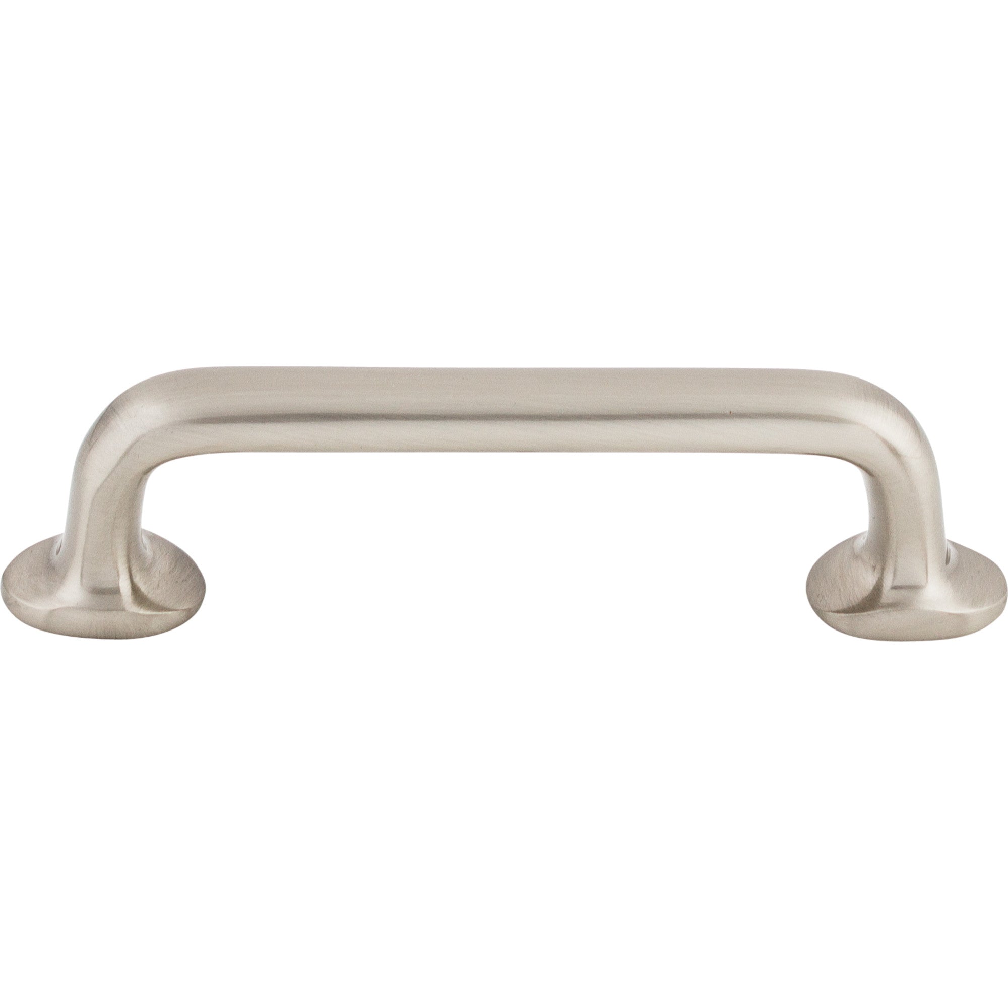 Aspen II Rounded 4" Center to Center Bar Pull - Brushed Satin Nickel