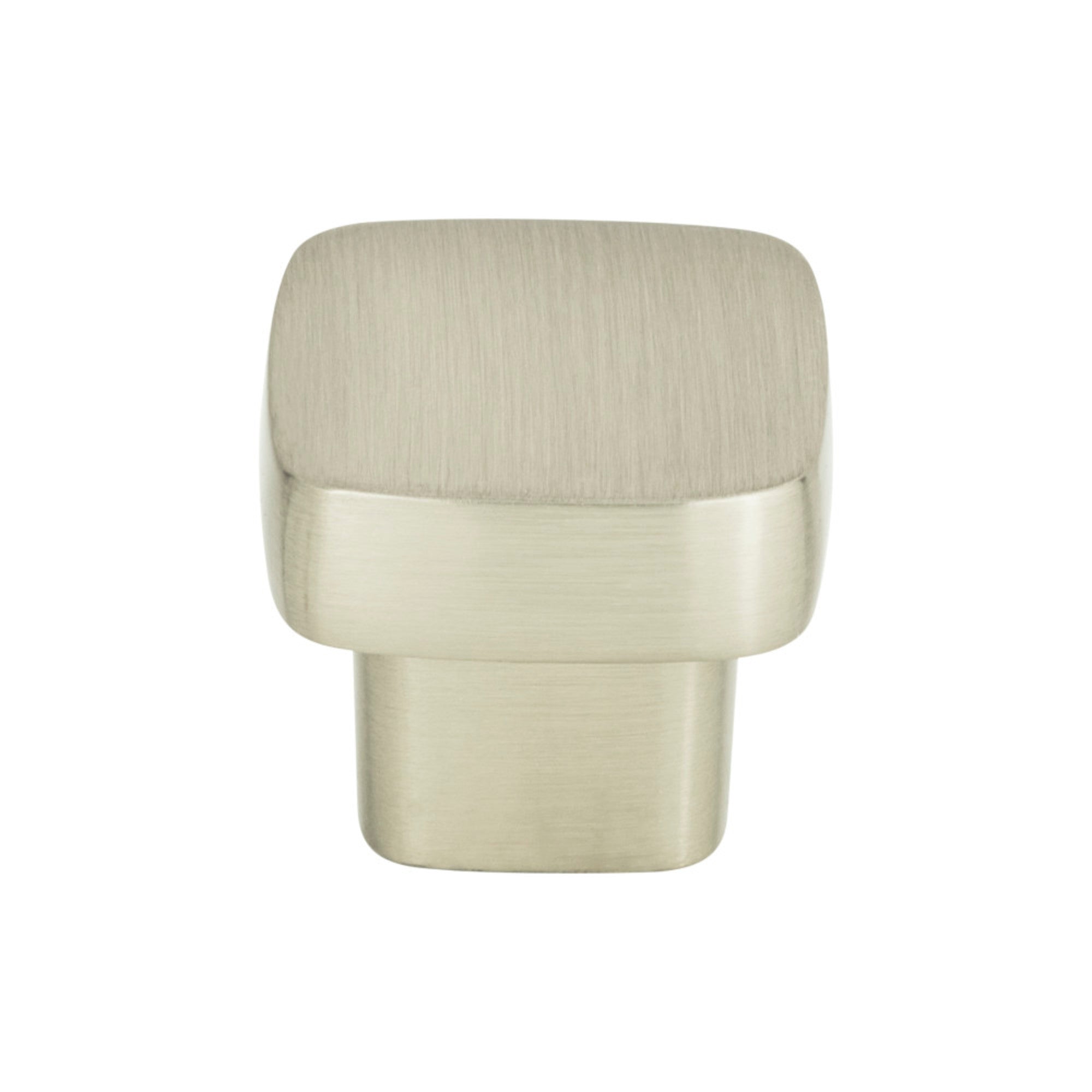 Chunky Knobs Square Knob - Brushed Nickel