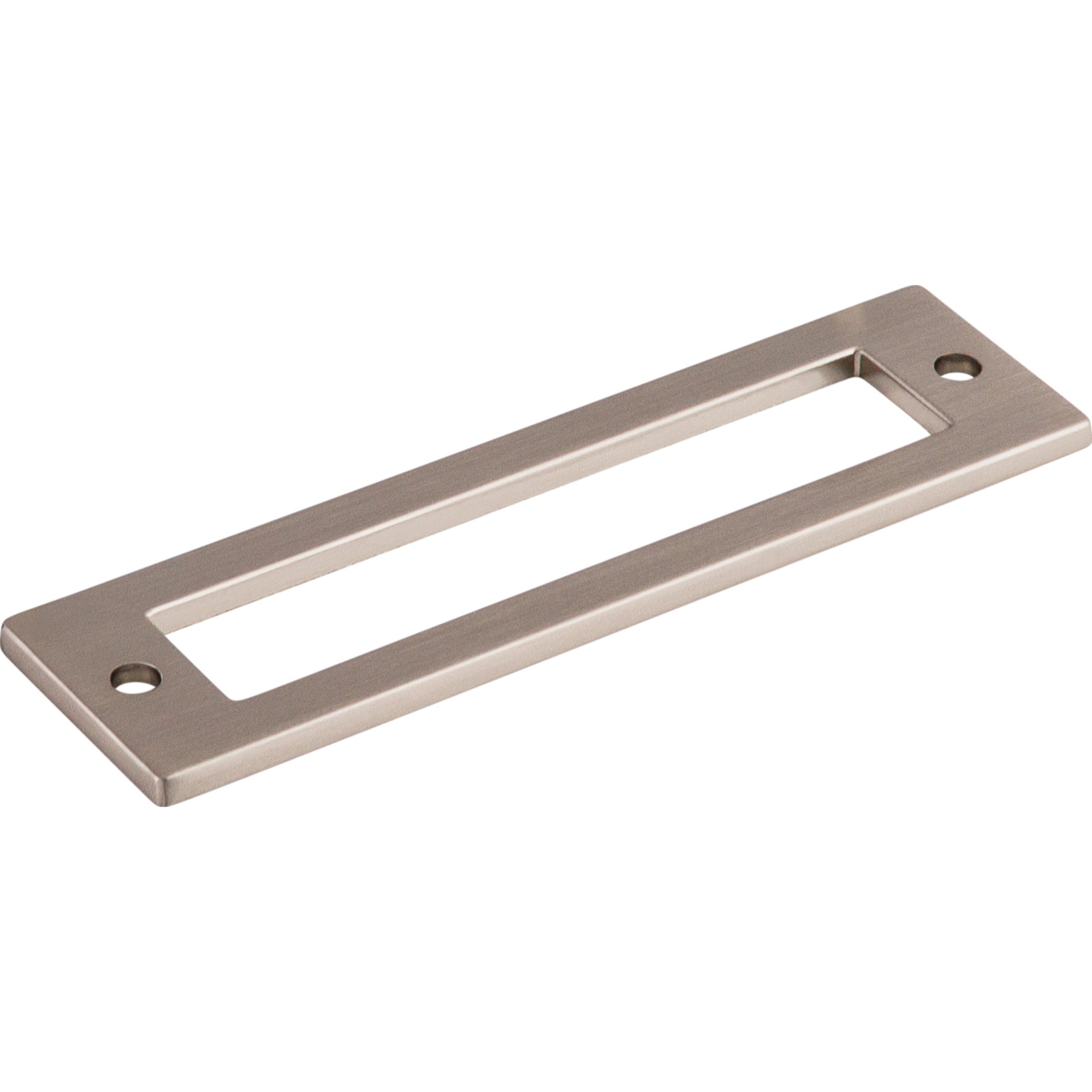 Hollin 3 3/4" Center to Center Pull Backplate - Brushed Satin Nickel