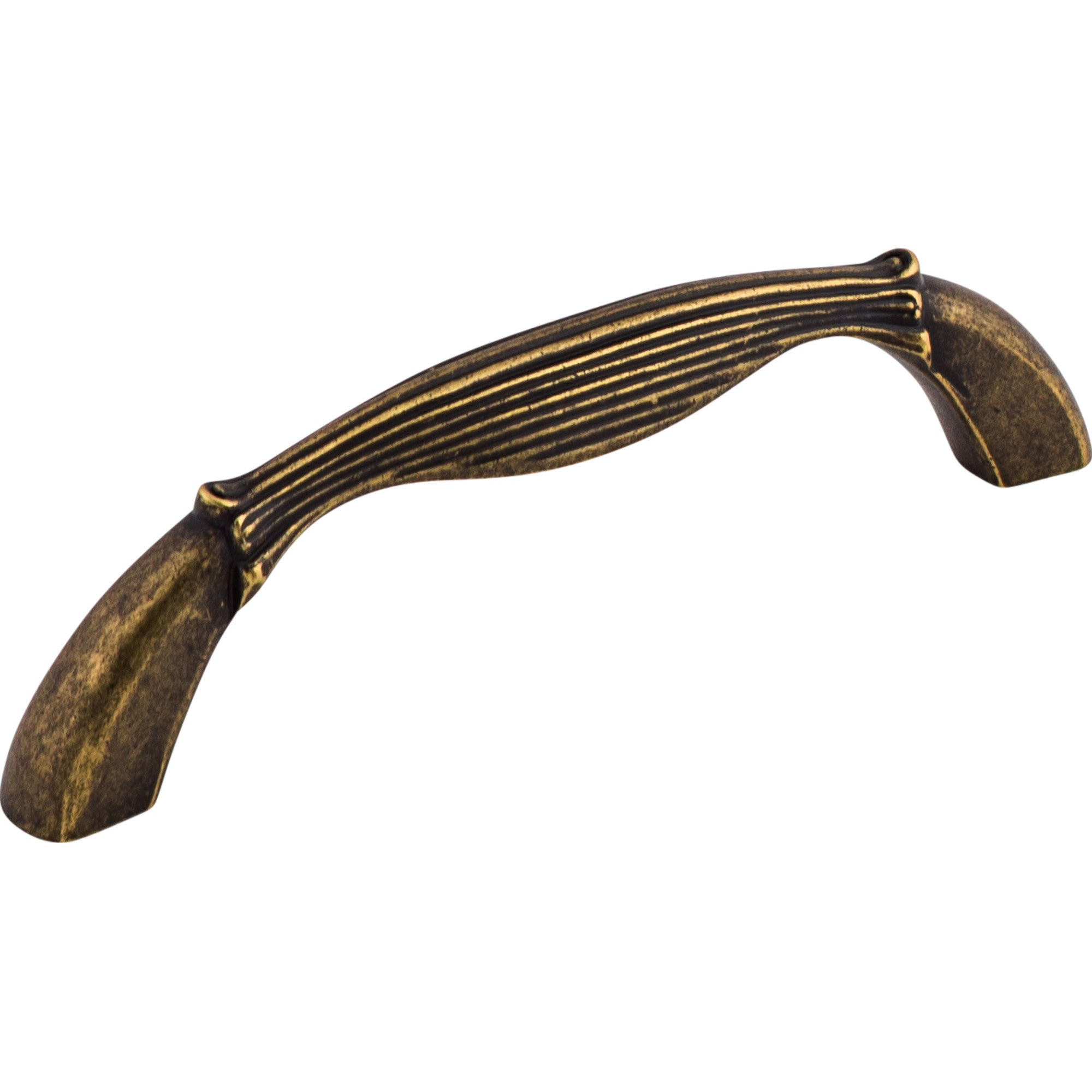 Straight 3 3/4" Center to Center Bar Pull - German Bronze