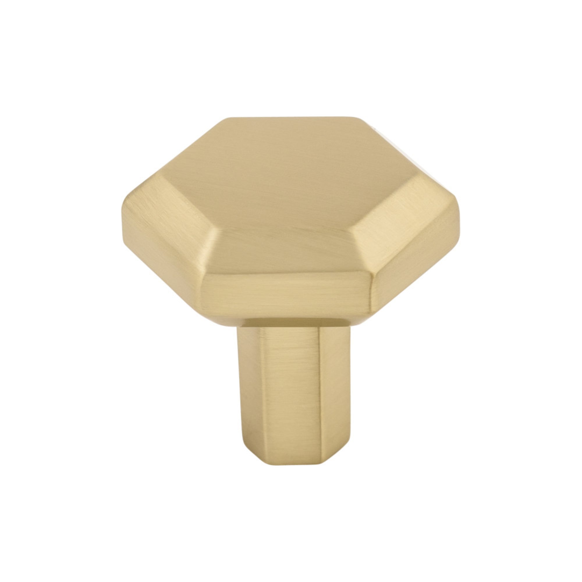 Lydia 1 1/8" Length Square Knob - Honey Bronze