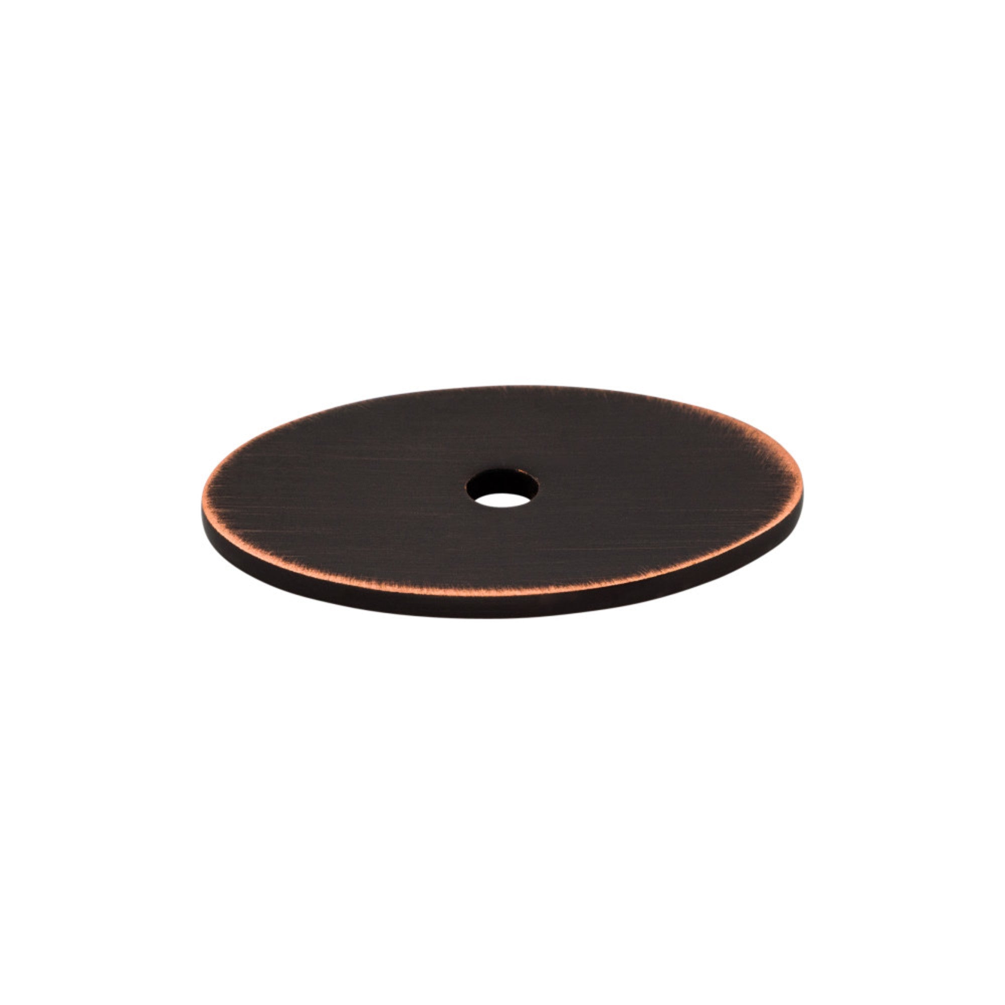 Oval Knob Backplate - Tuscan Bronze