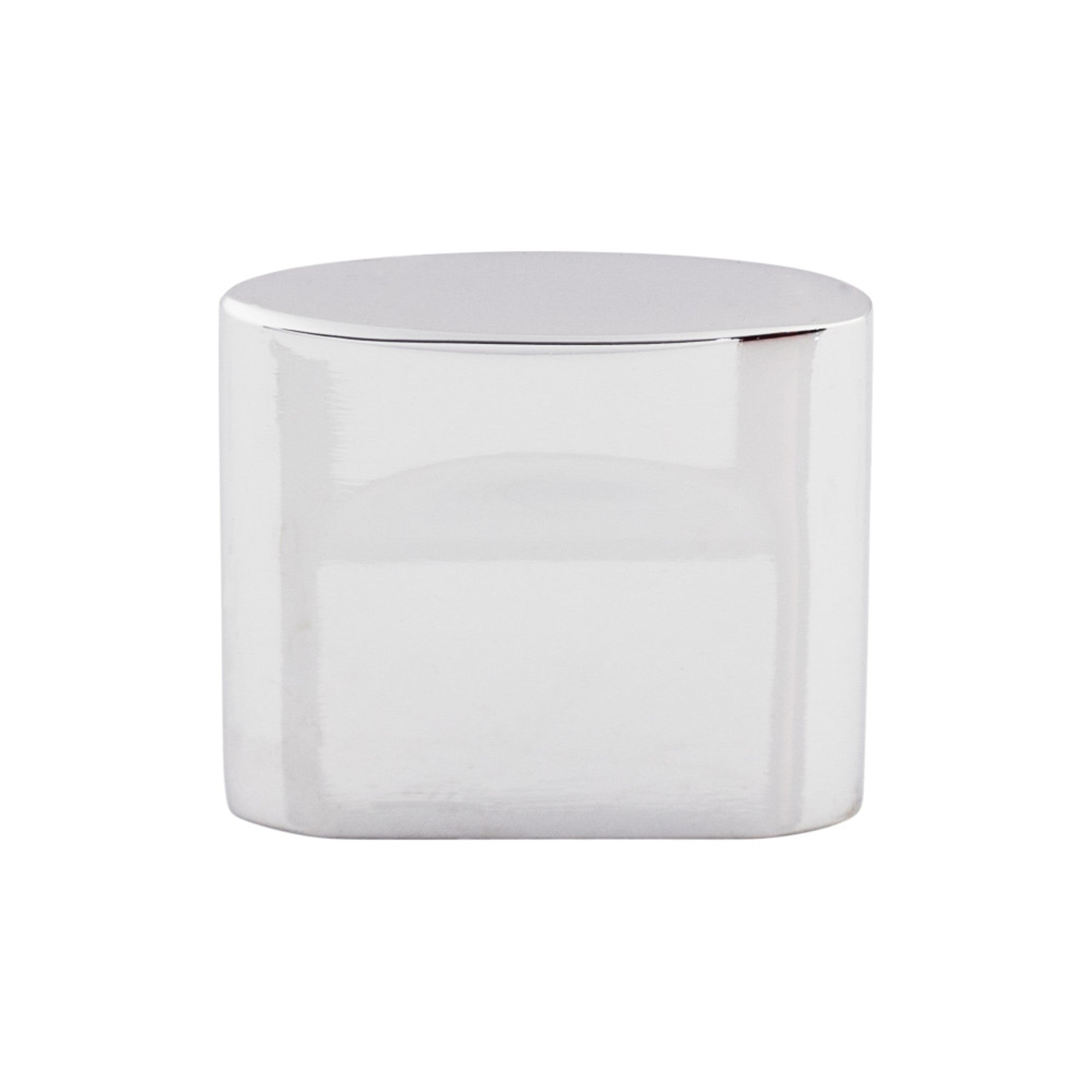 Oval Slot 3/4" Center to Center Oval Knob - Polished Chrome