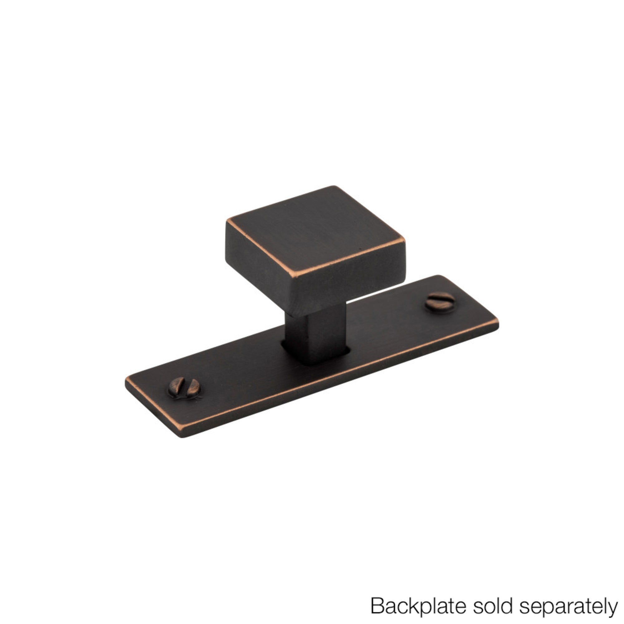 Channing 1 1/16" Length Square Knob - Umbrio