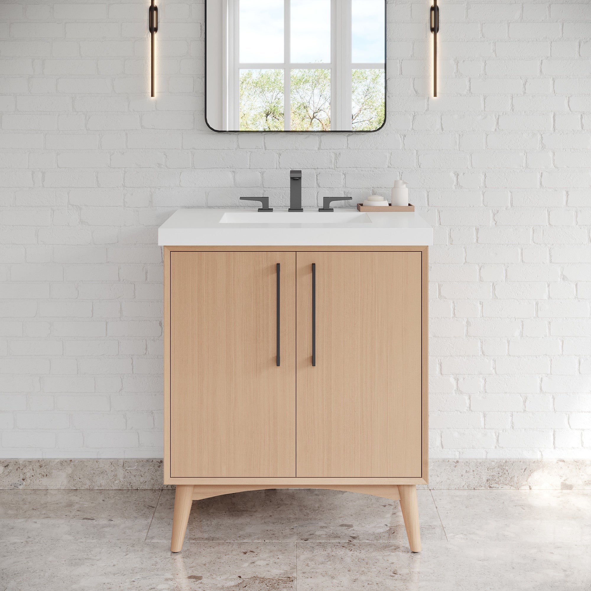 30" Dashwood Vanity – Natural Oak