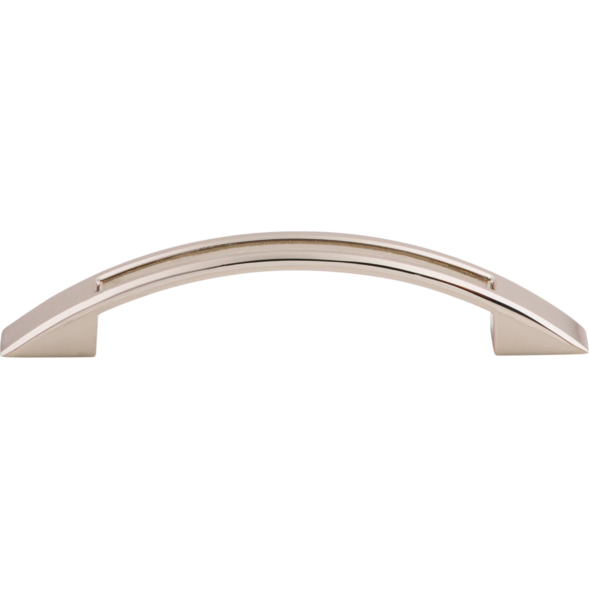Tango Cut Out 3 3/4" Center to Center Bar Pull - Polished Nickel