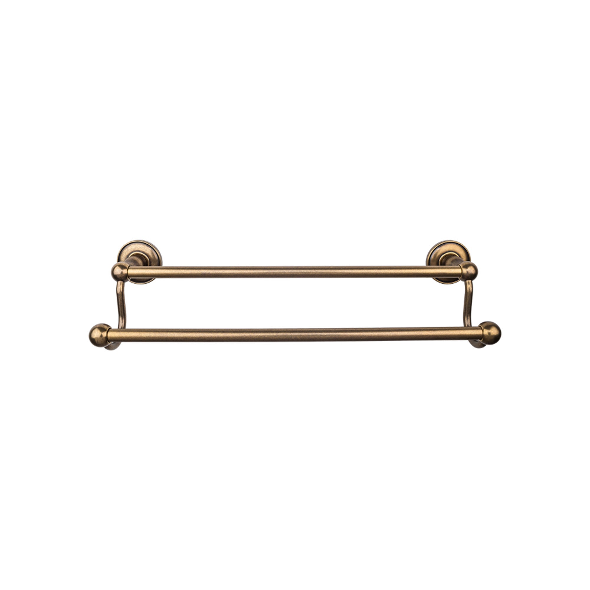 TOP BATH (R) Edwardian Bath Double 32 1/2" Wall Mounted Towel Bar - German Bronze