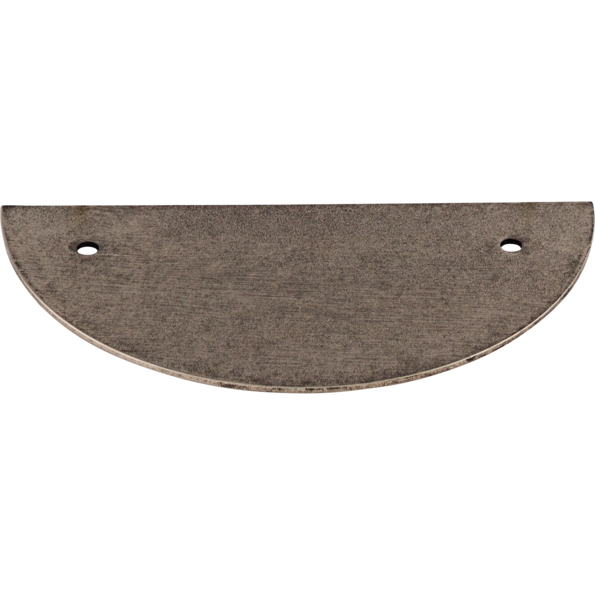 Half Circle 3 1/2" Center to Center Pull Backplate - Pewter Antique