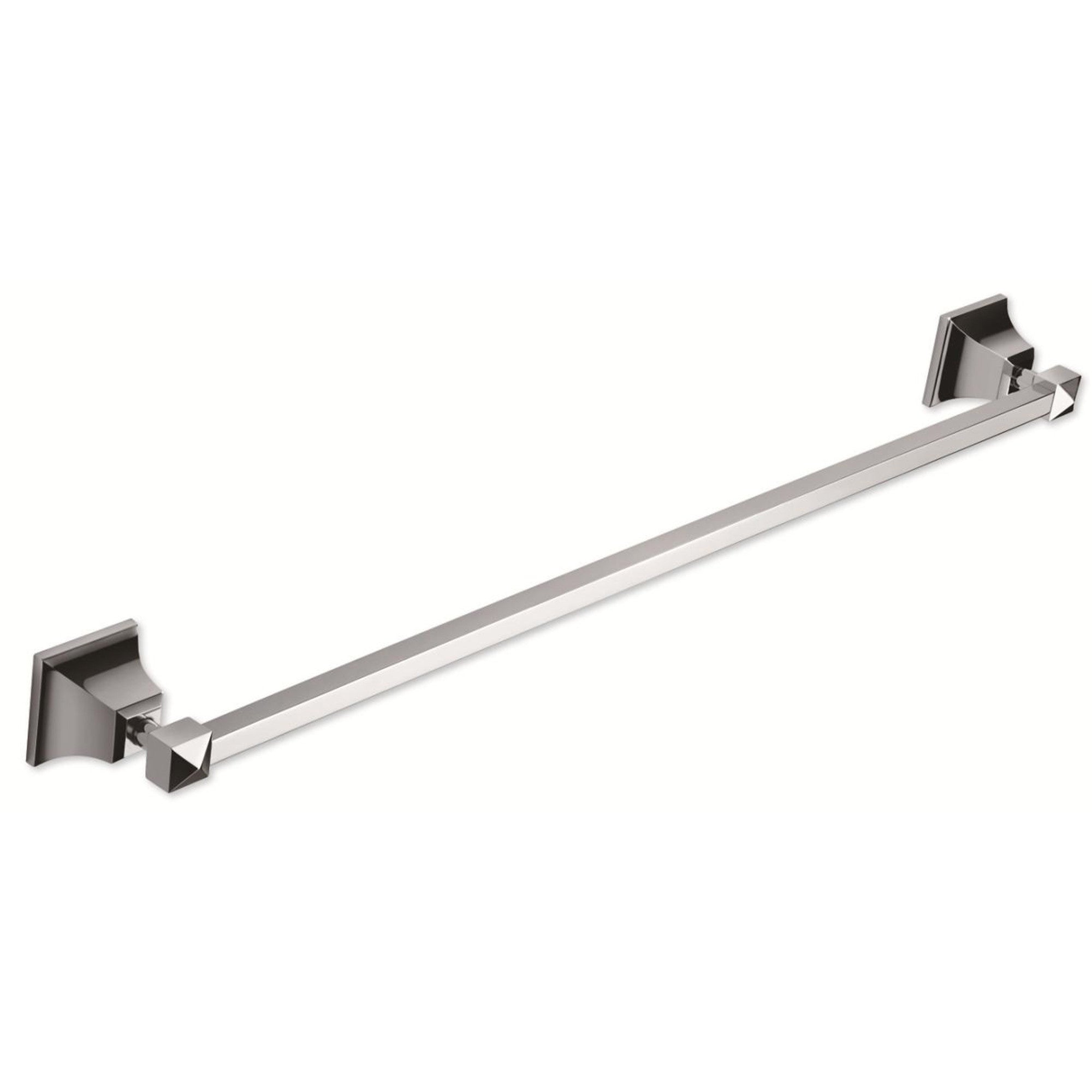 Gratitude Single 23 1/2" Wall Mounted Towel Bar - Polished Chrome