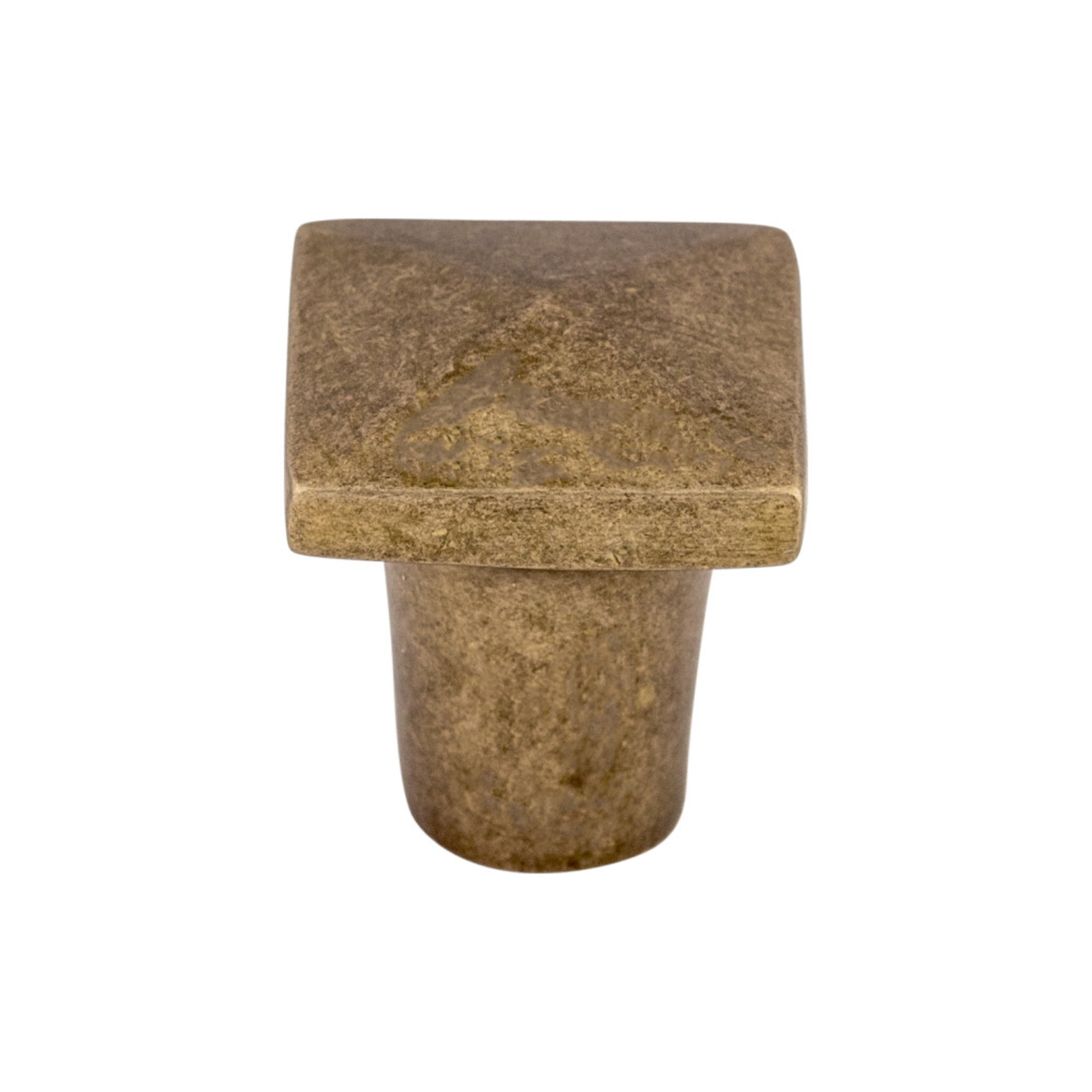 Aspen 3/4" Length Square Knob - Light Bronze