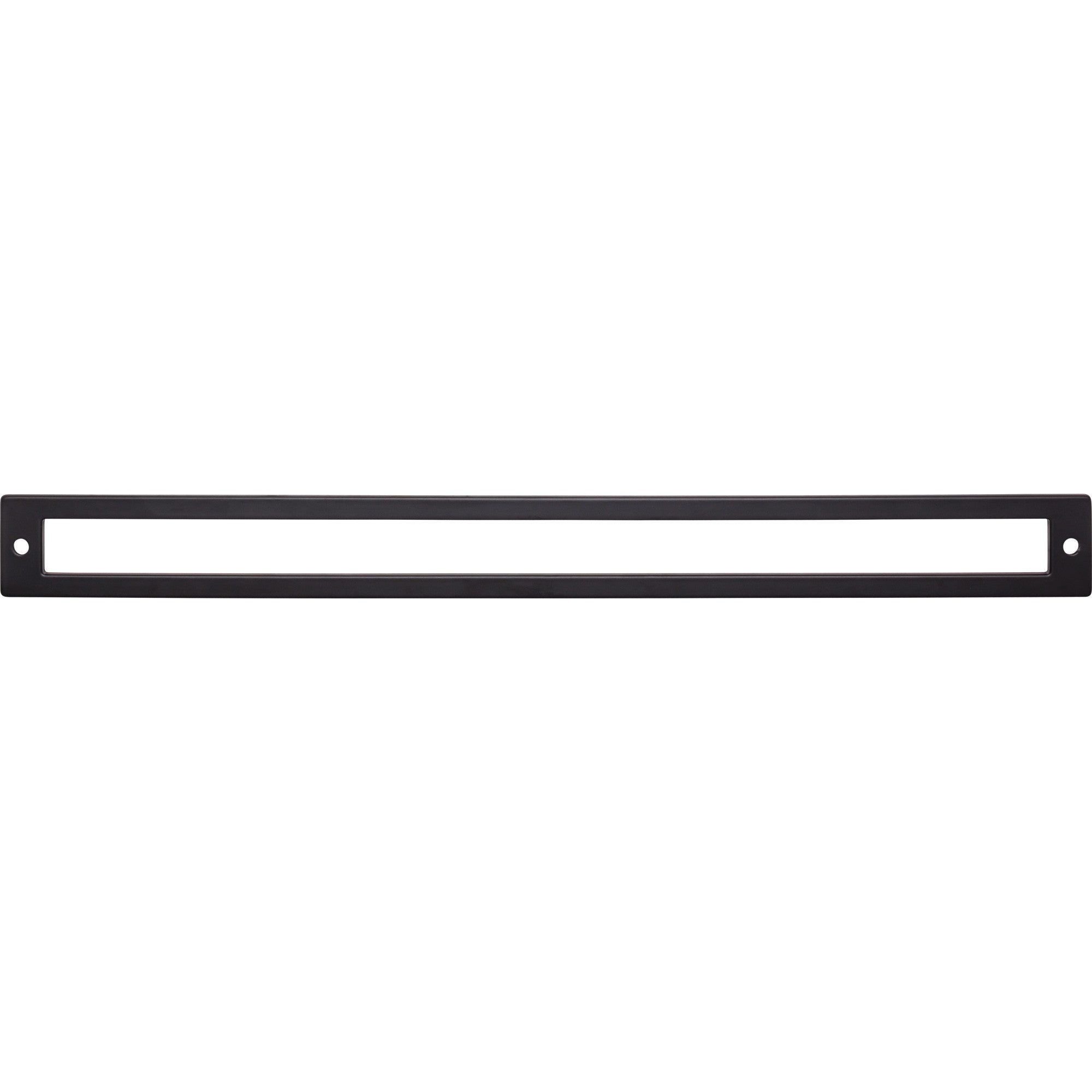 Hollin 12" Center to Center Pull Backplate - Flat Black