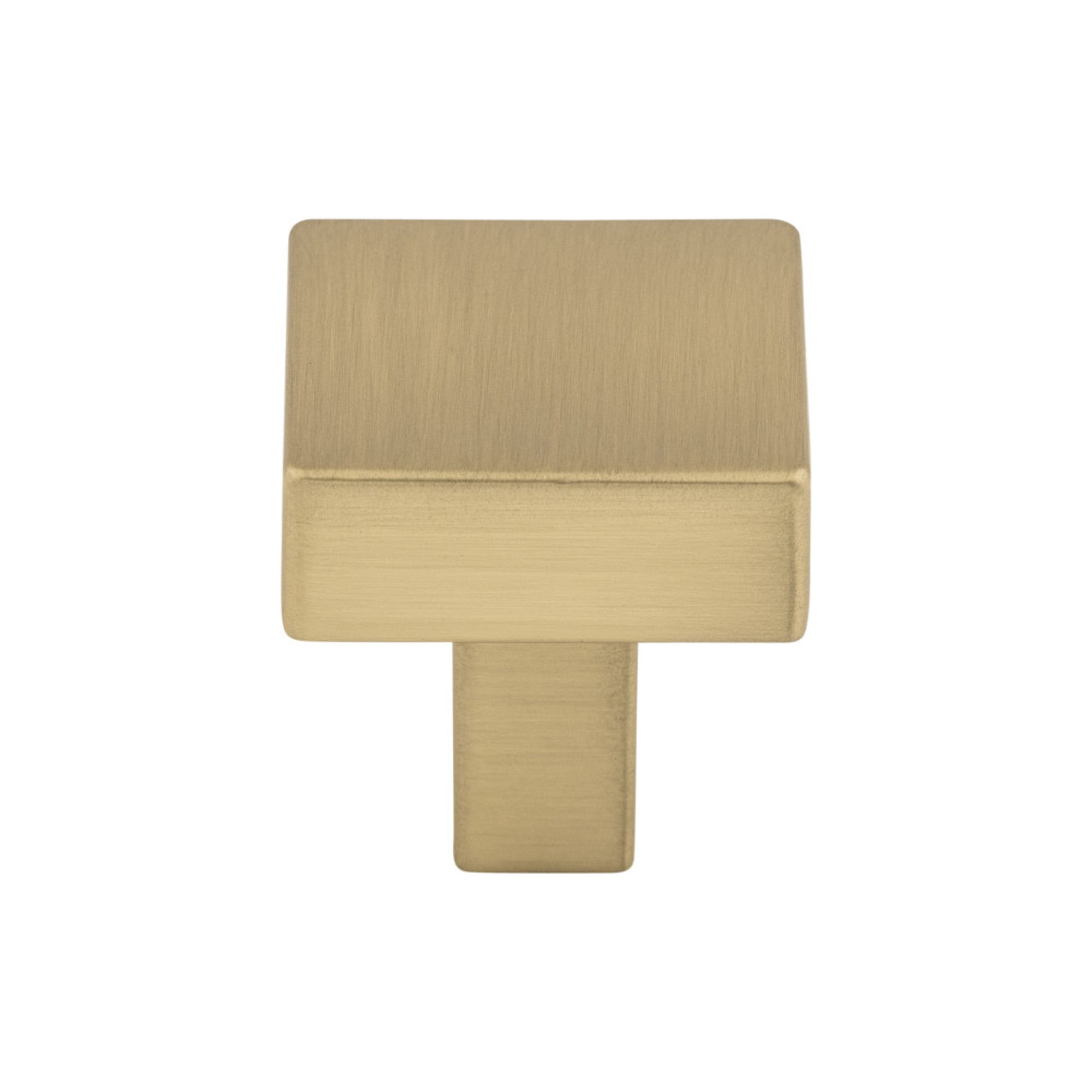 Channing 1 1/16" Length Square Knob - Honey Bronze