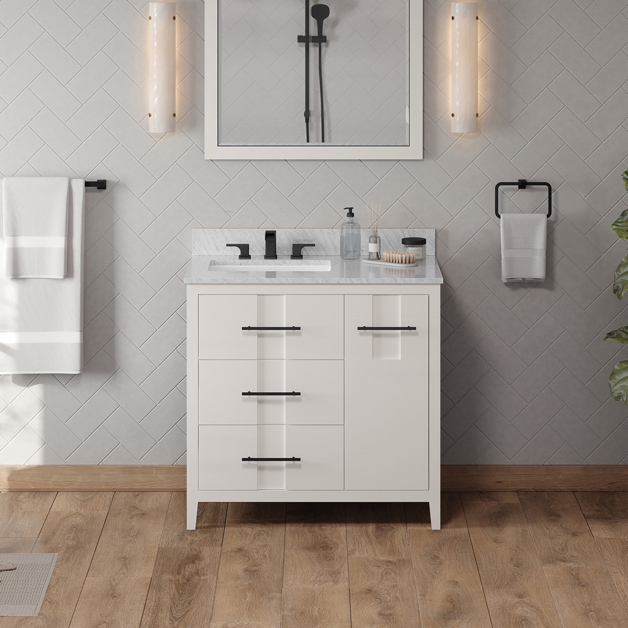 36" Katara Vanity – Left Offset