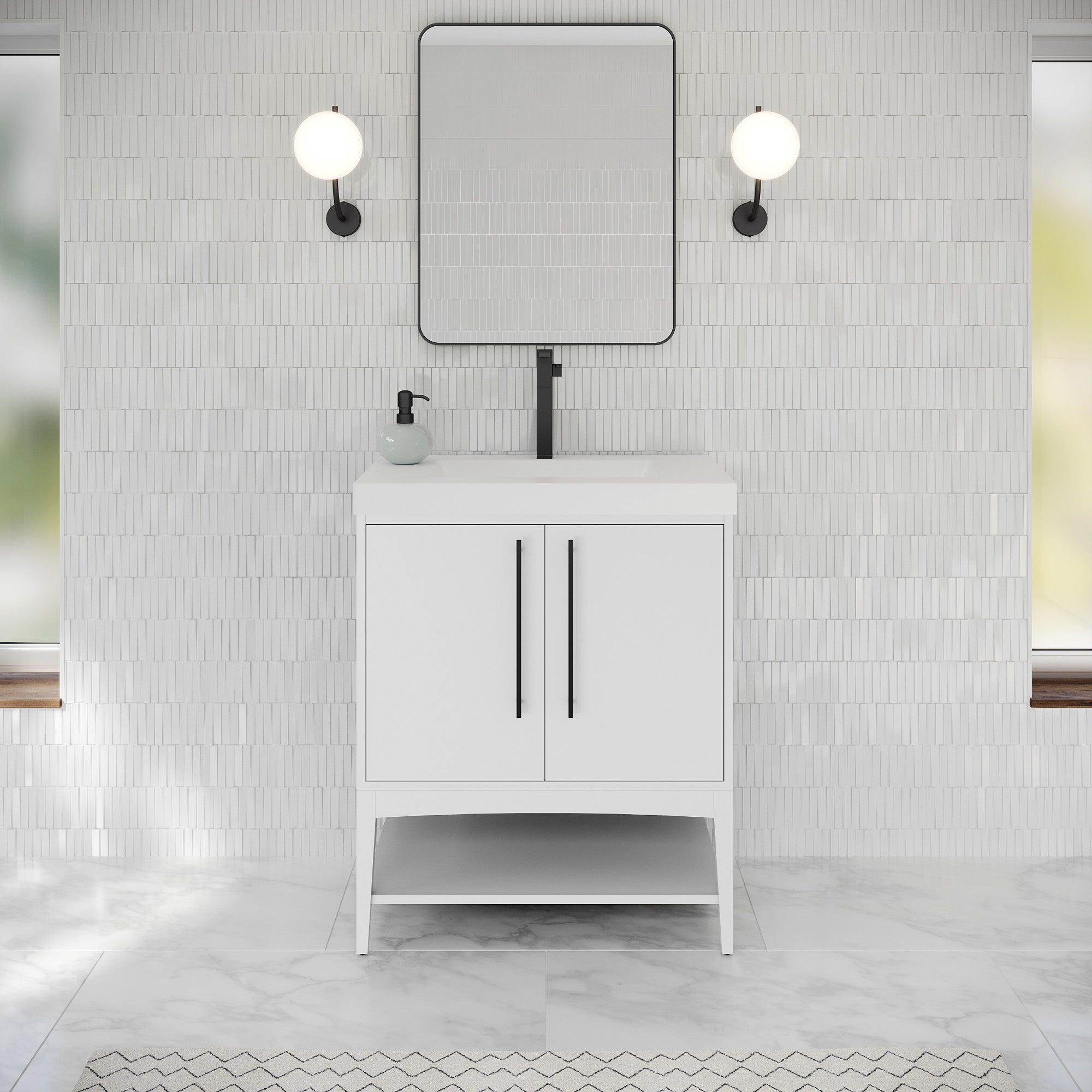 30" Tempest Vanity – White