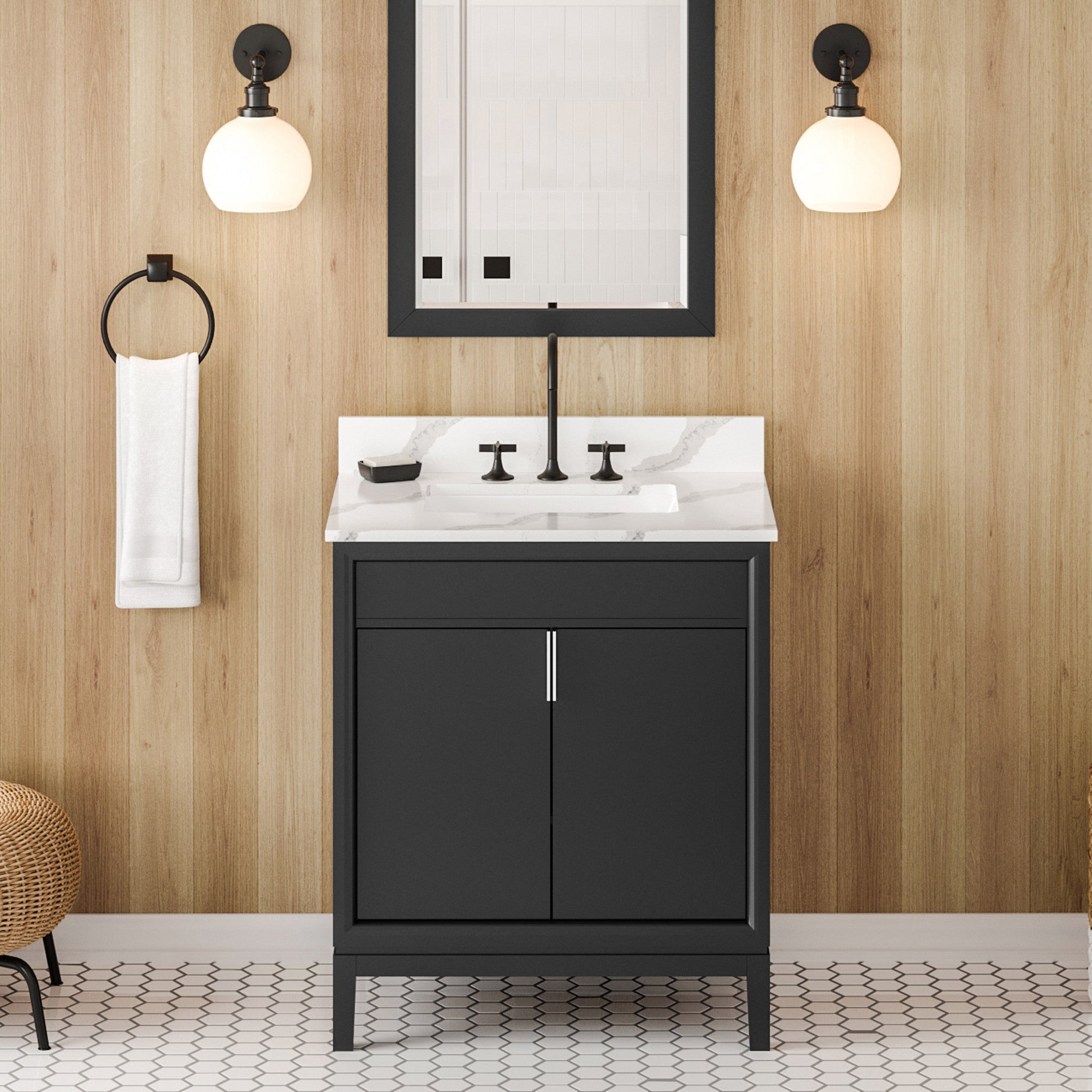 30" Theodora Vanity – Black