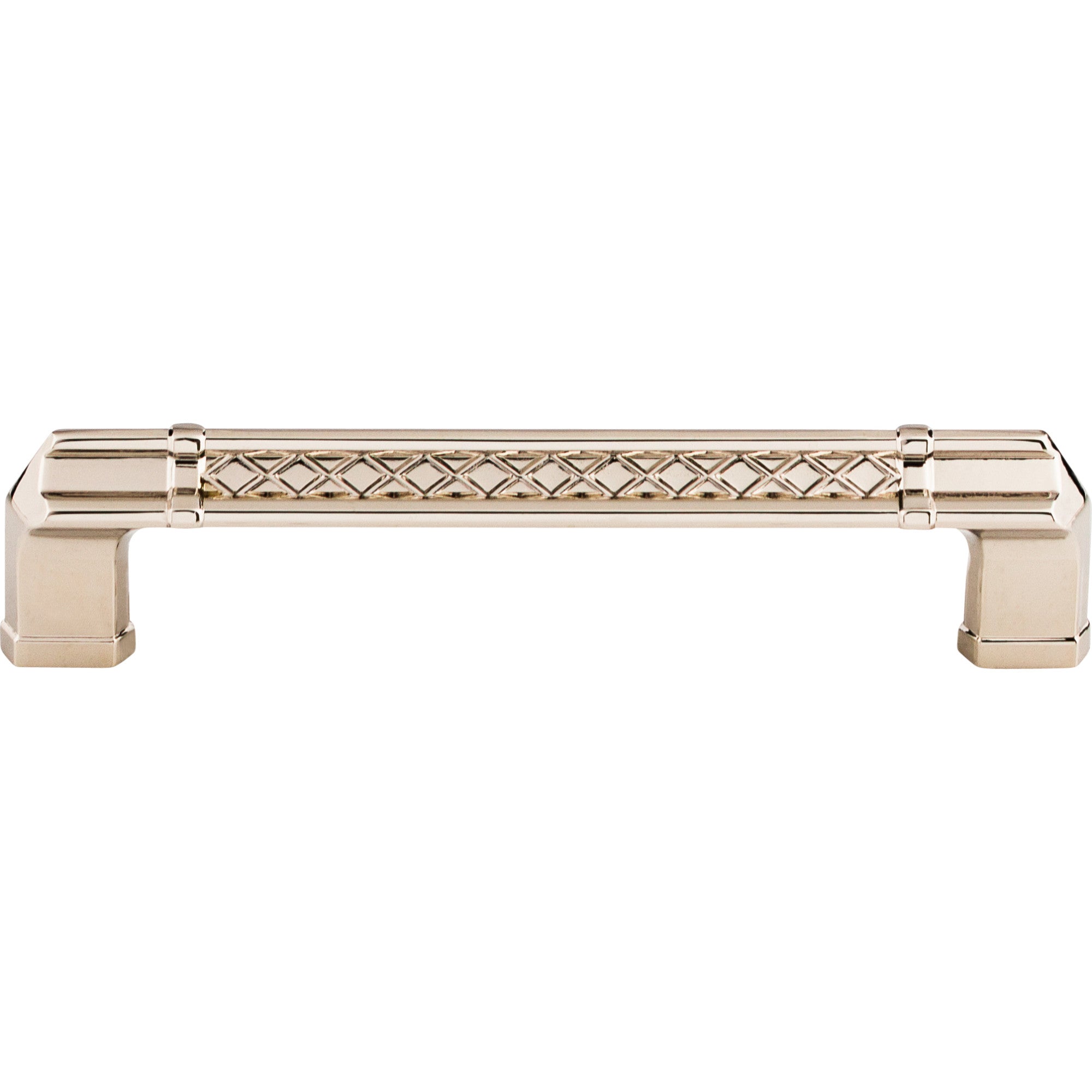 Tower Bridge 5" Center to Center Bar Pull - Polished Nickel