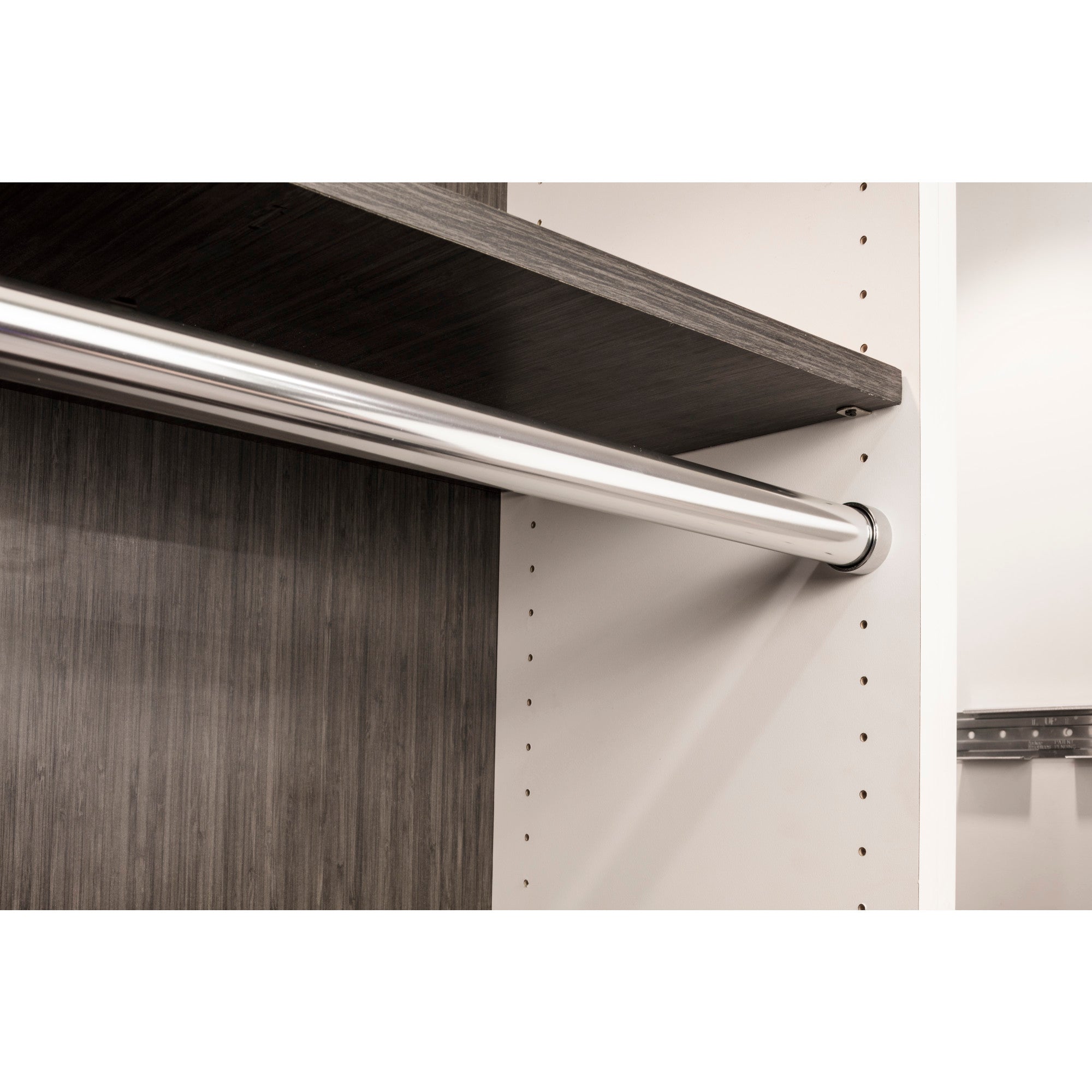 6 Chrome 1-5/16"x92" Round Steel Closet Rods