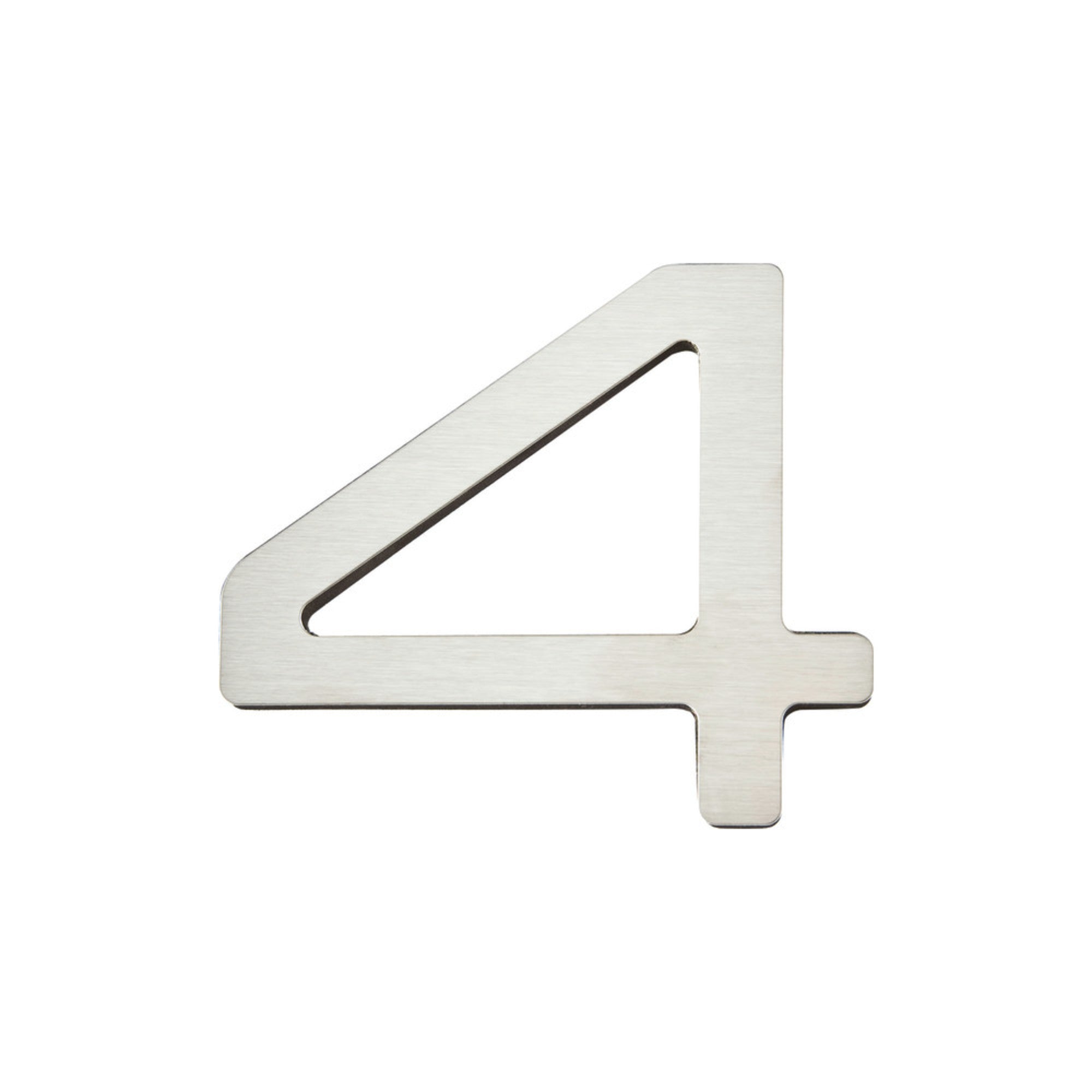 Paragon 4" H House Number - Stainless Steel