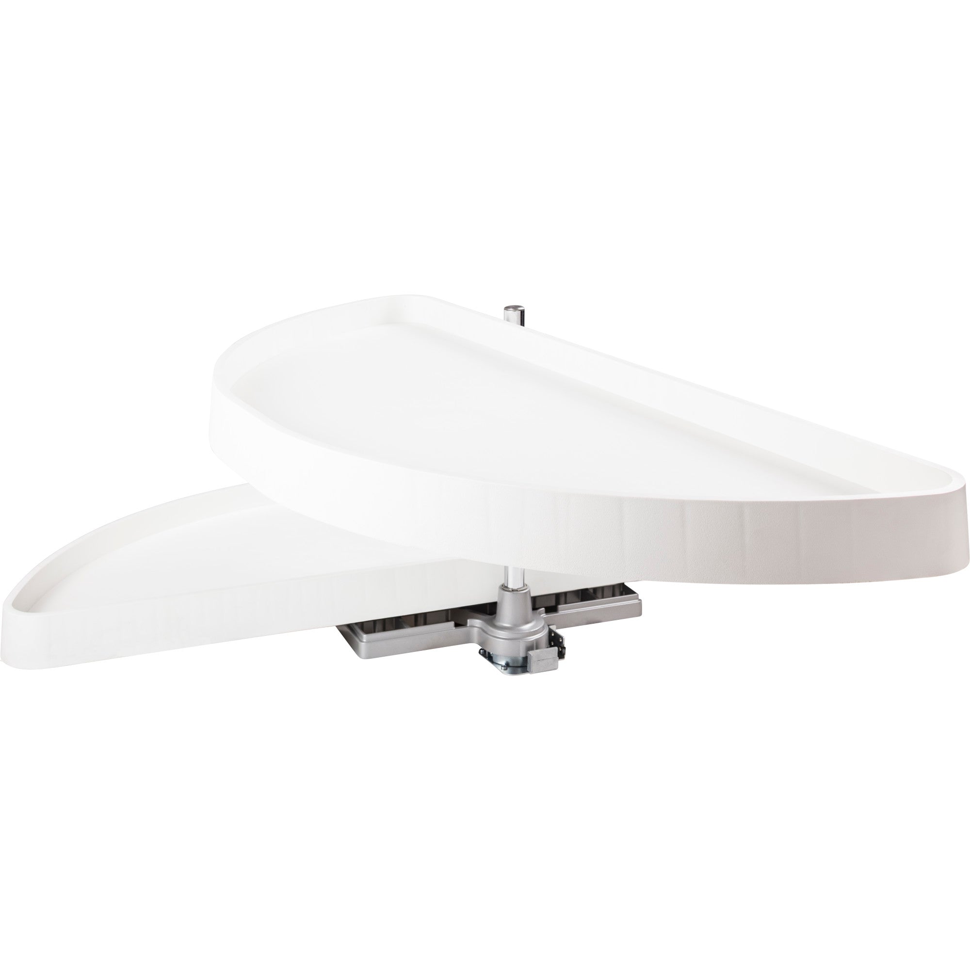 38" Plastic Half-Moon Lazy Susan
